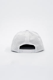 Locked Down Brands Premium Water Resistant BASE Brand Snapback - Snow Camo | Back View