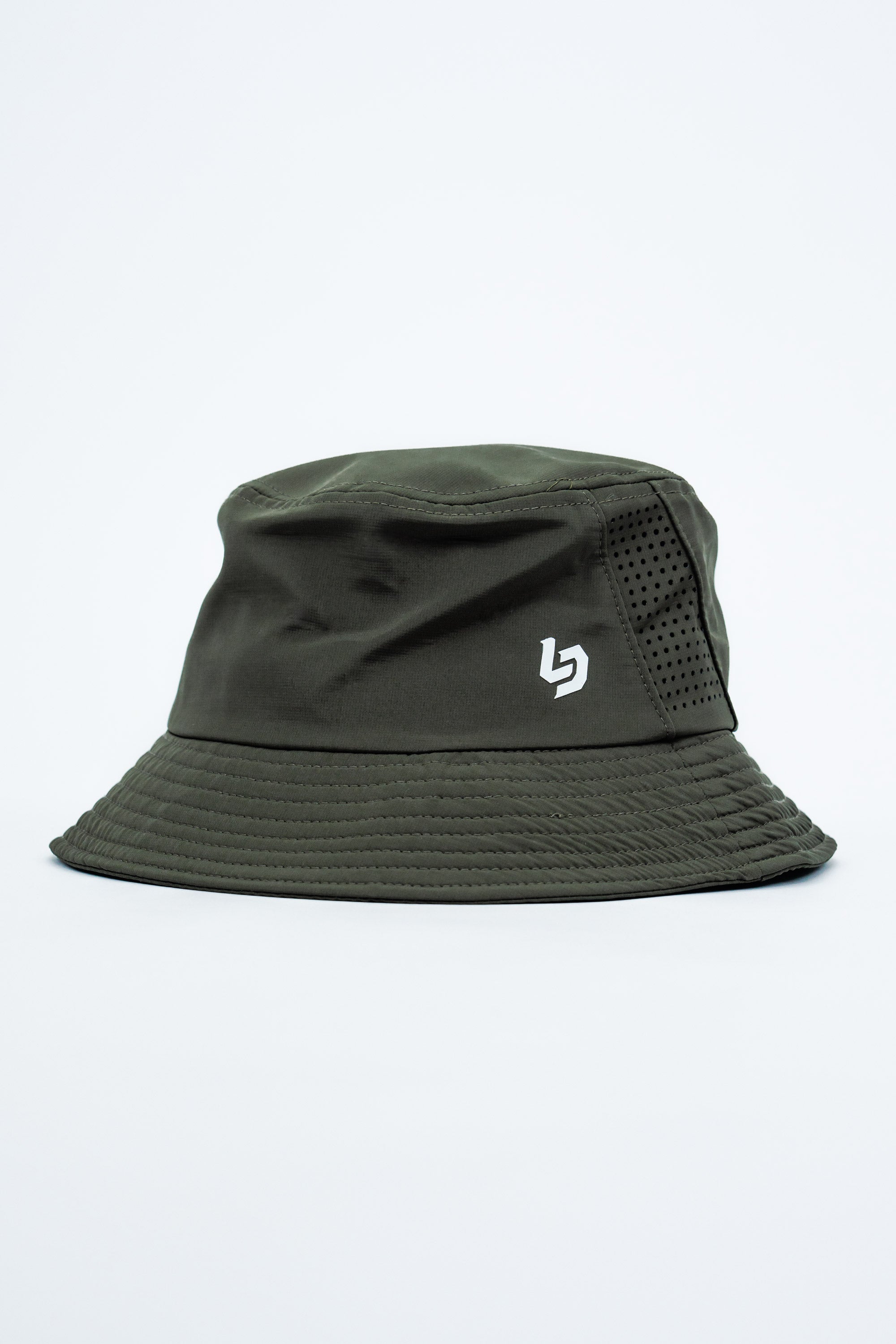 Locked Down Brands Premium Water Resistant Stamp BUCKET Hat - Olive