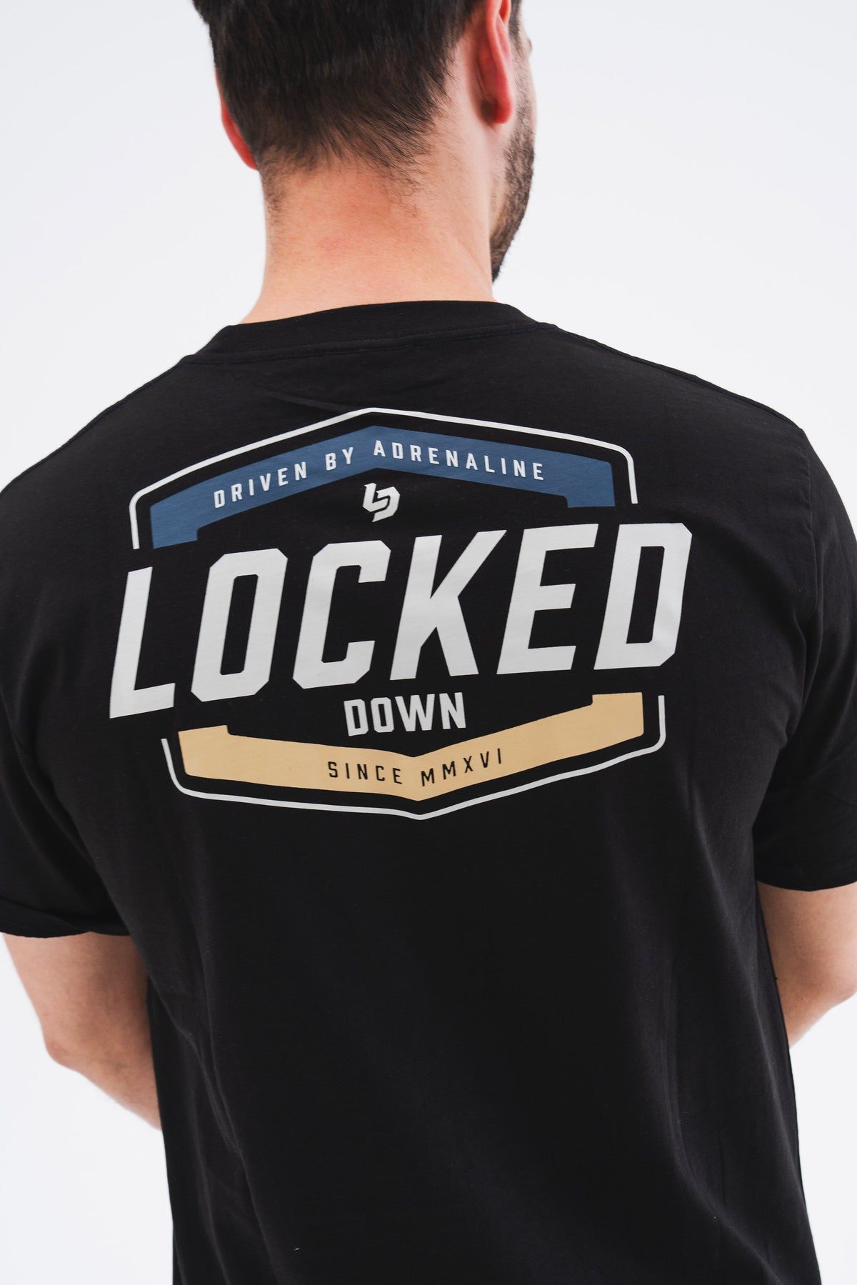 Locked Down Brands Premium Badge Tee - Black