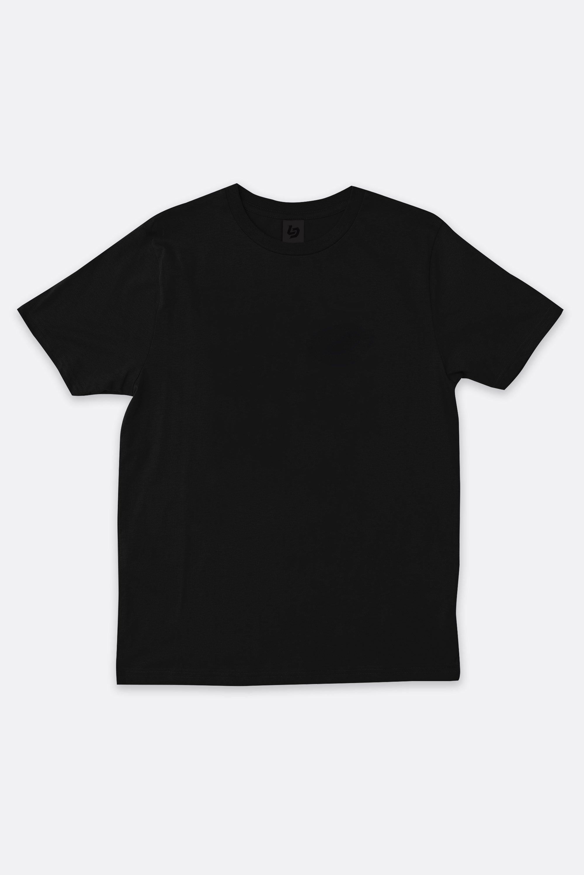 Locked Down Brands Premium Box Fit Blank Tee - Black