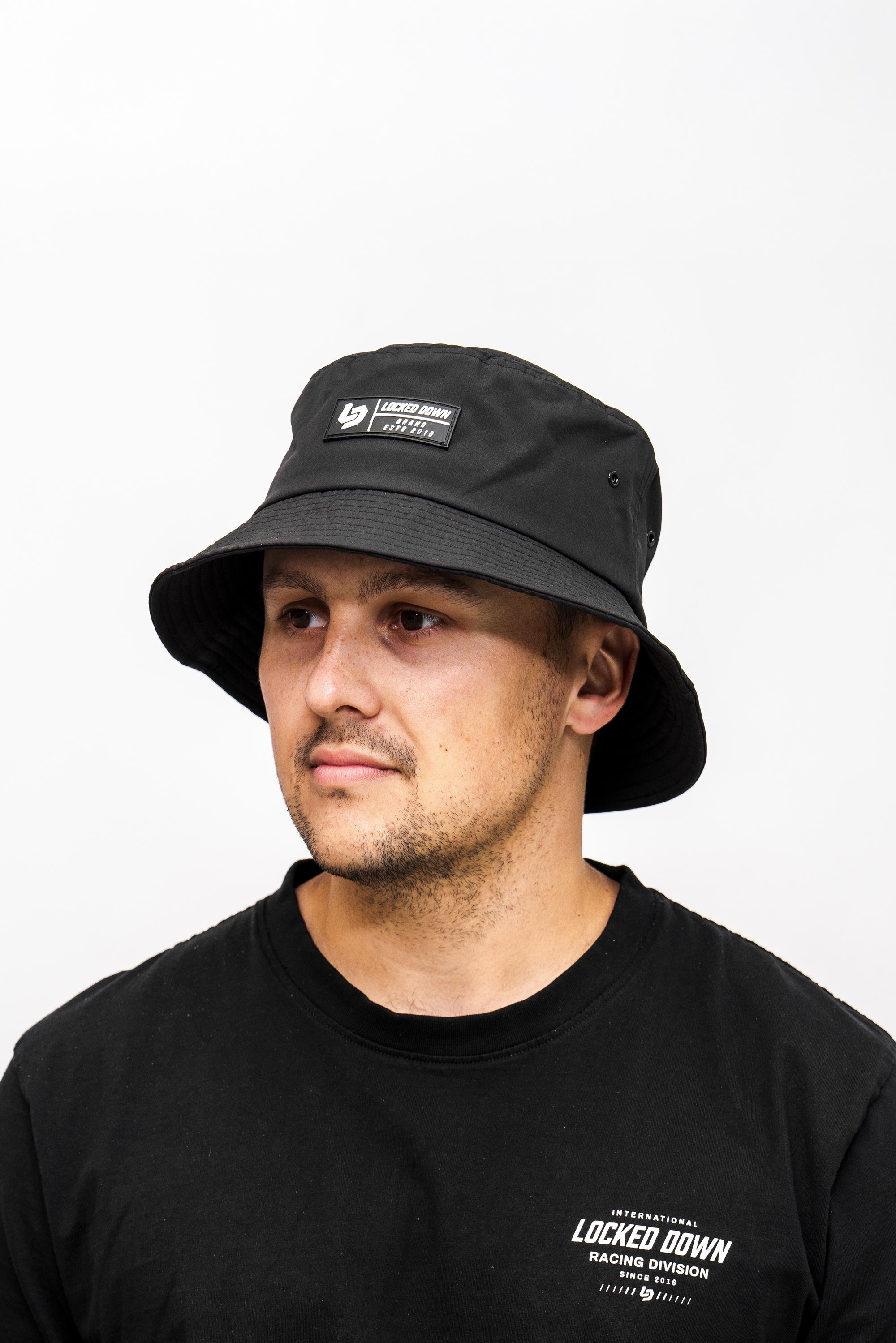 Locked Down Brands Premium Water Resistant Bucket Hat - Black