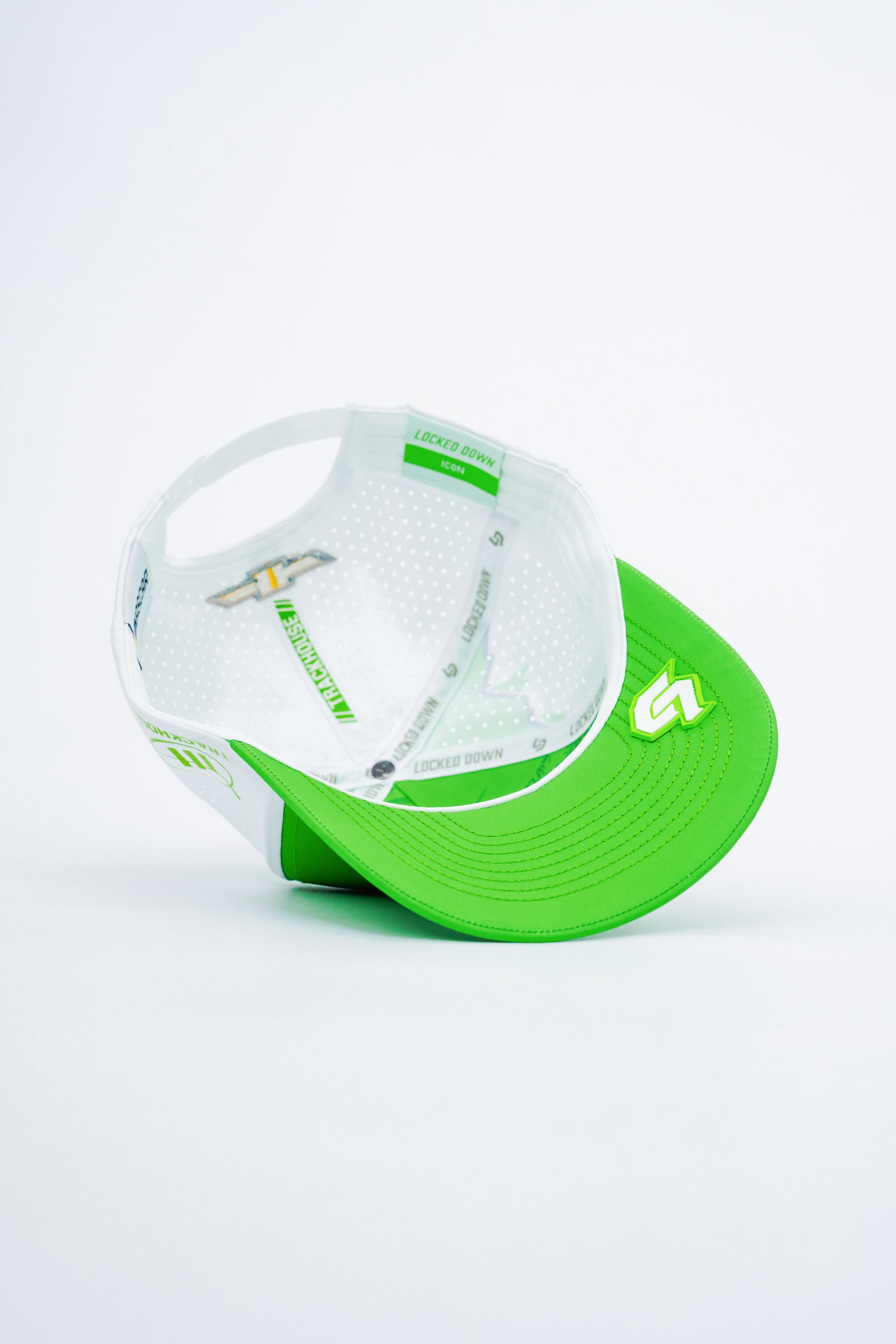Locked Down Brands Premium Water Resistant ICON Snapback in Collaboration with Ross Chastain, Busch Lime and Trackhouse Racing in NASCAR