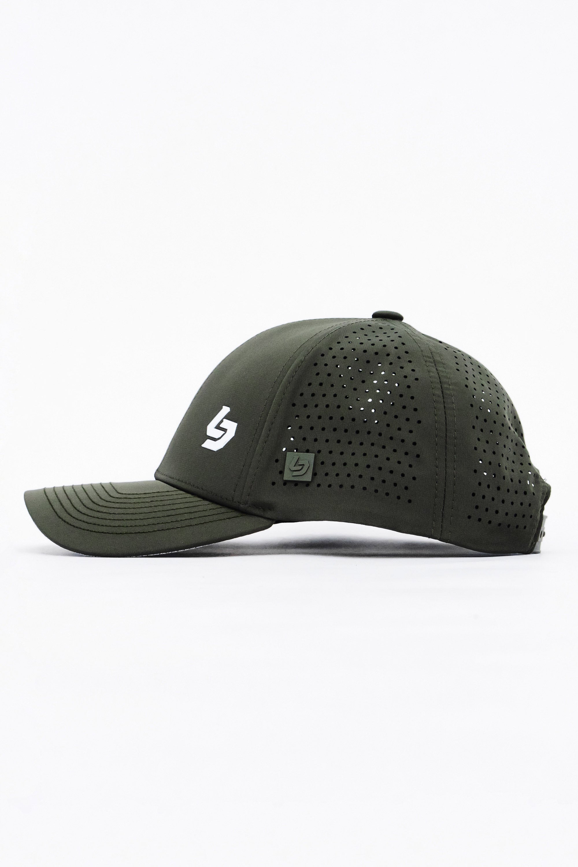 Locked Down Brands Premium Water Resistant CLASSIC Brand Snapback - Olive