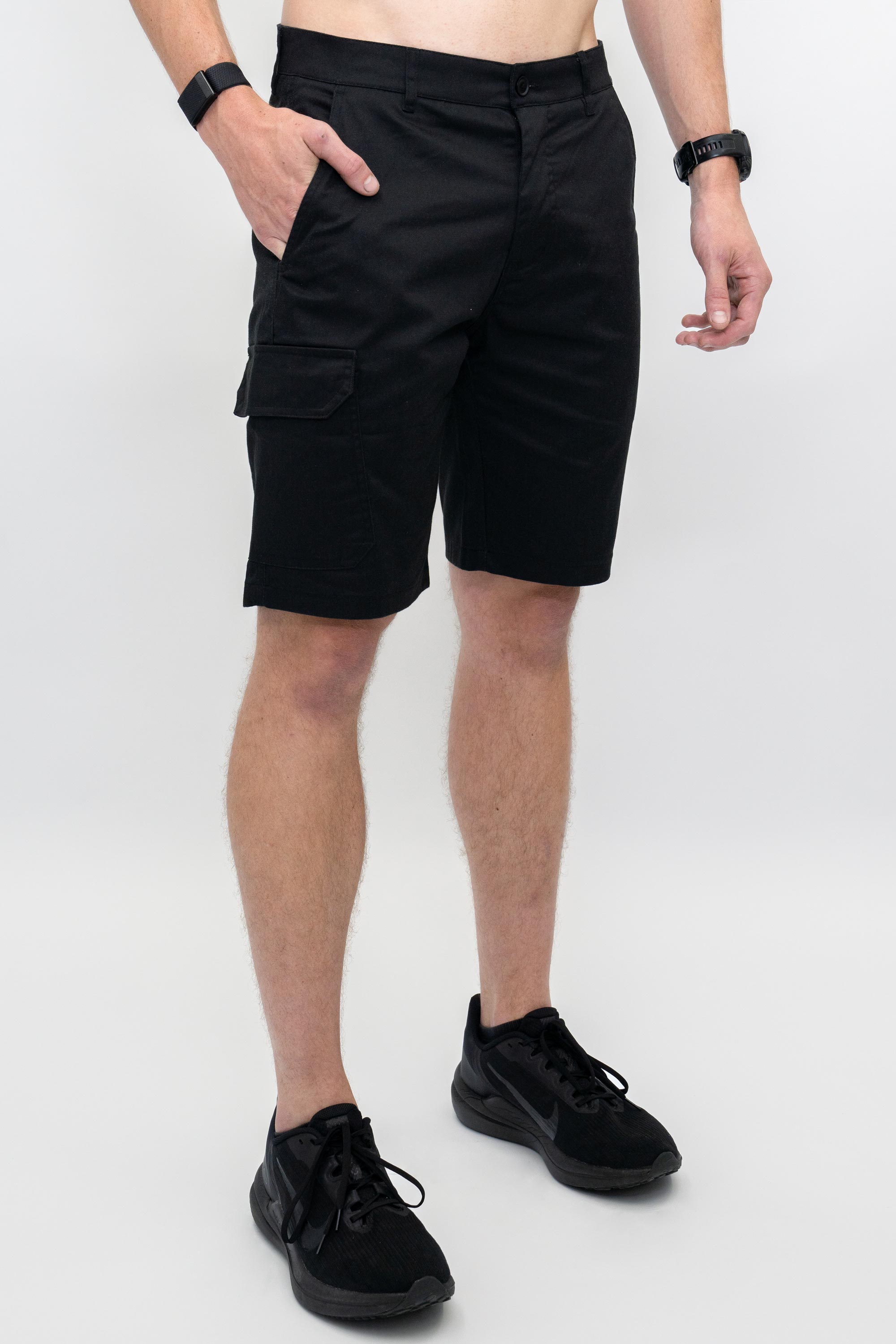 Track Cargo Short Black