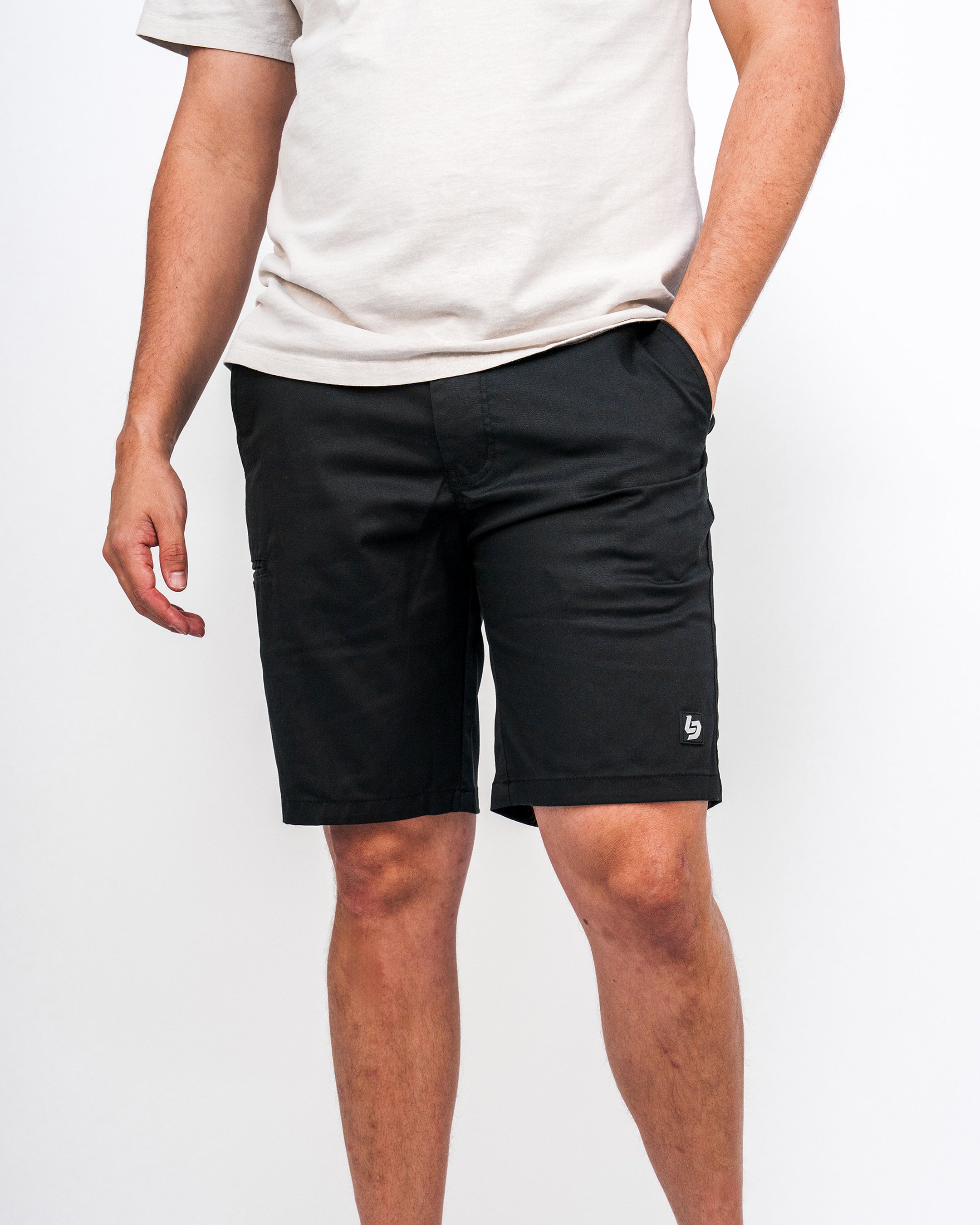 Locked Down Brands Premium Cargo Track Short - Black