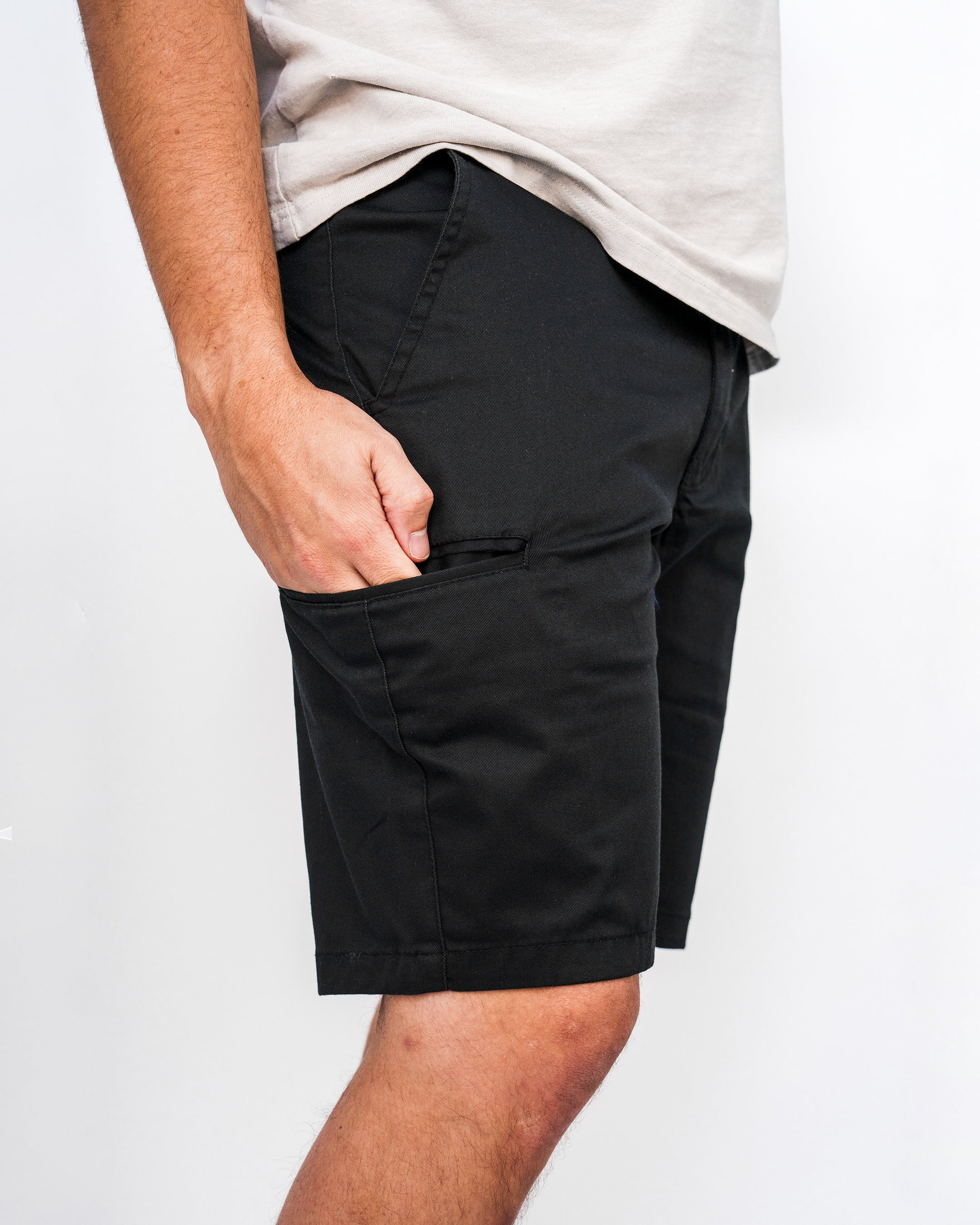 Locked Down Brands Premium Cargo Track Short - Black