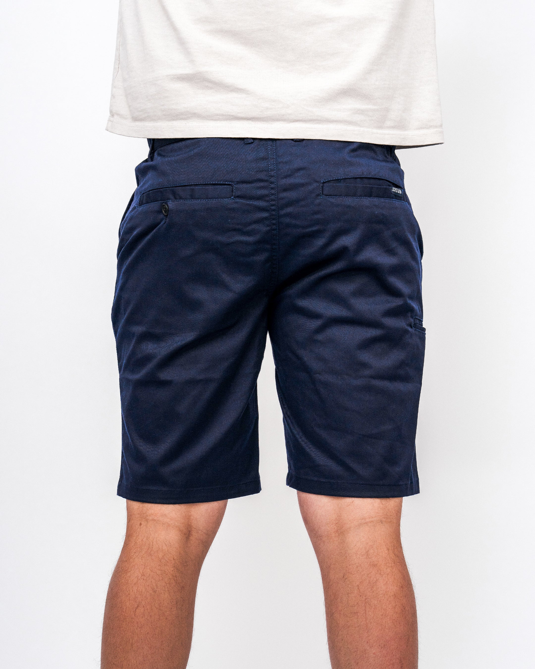 Locked Down Brands Premium Cargo Track Short - Navy
