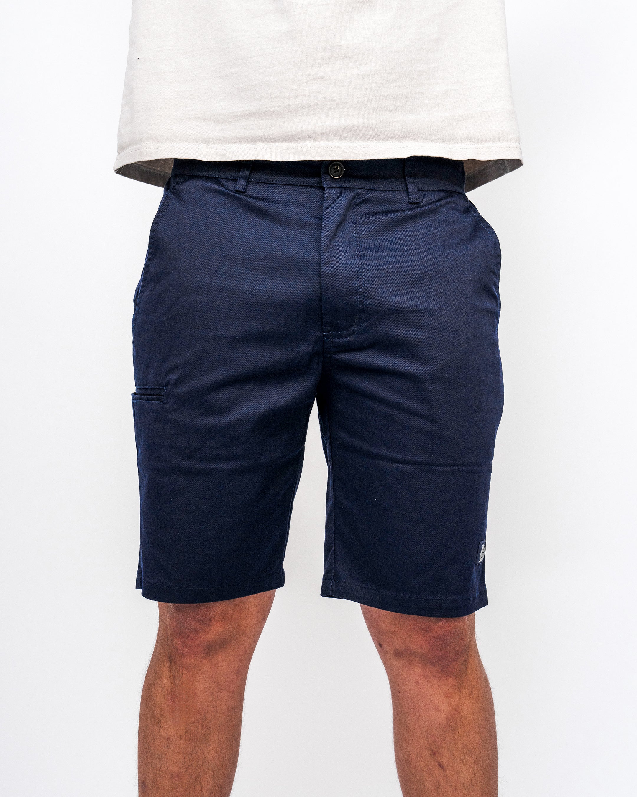 Locked Down Brands Premium Cargo Track Short - Navy