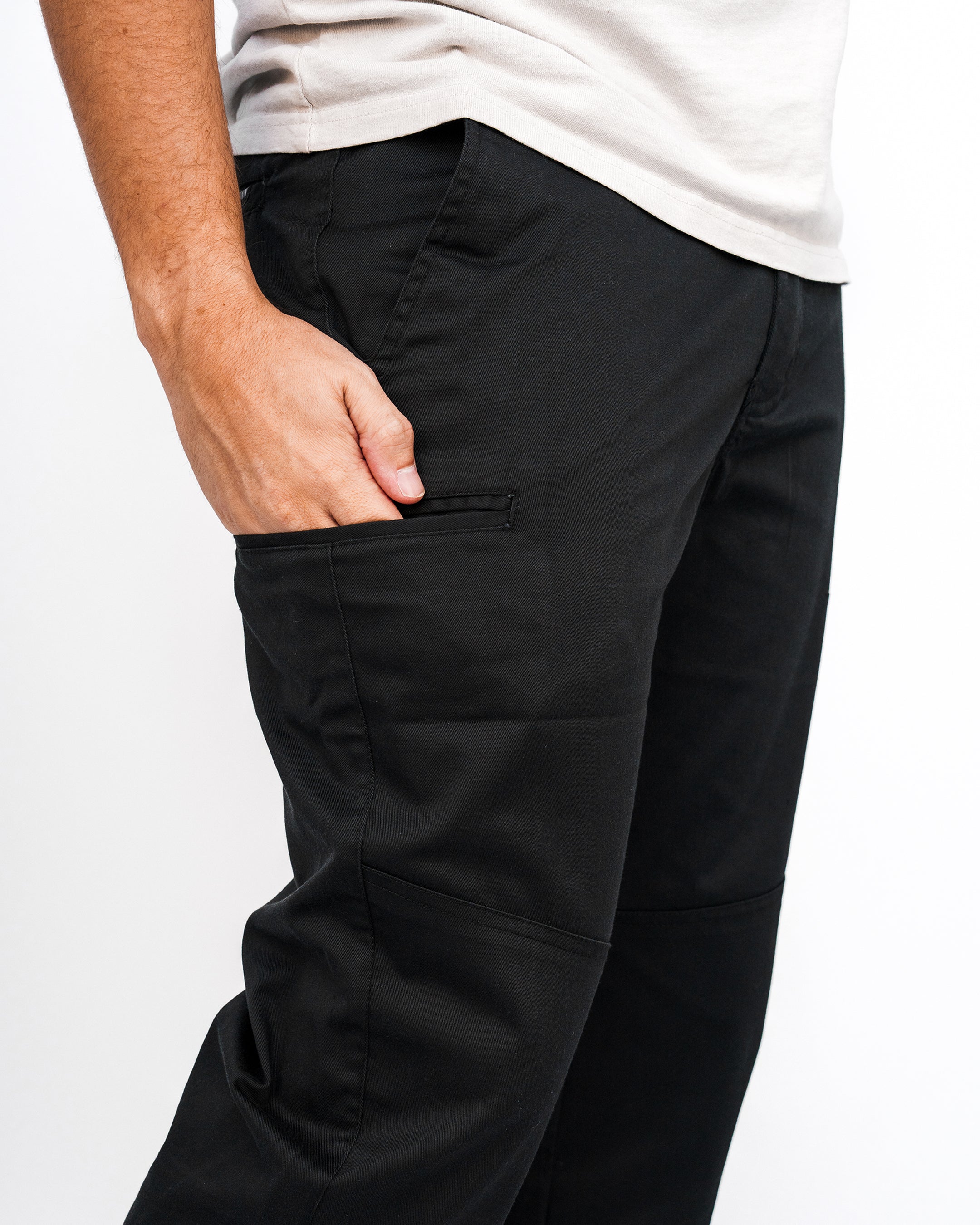 Locked Down Brands Premium Cargo Track Pant - Black