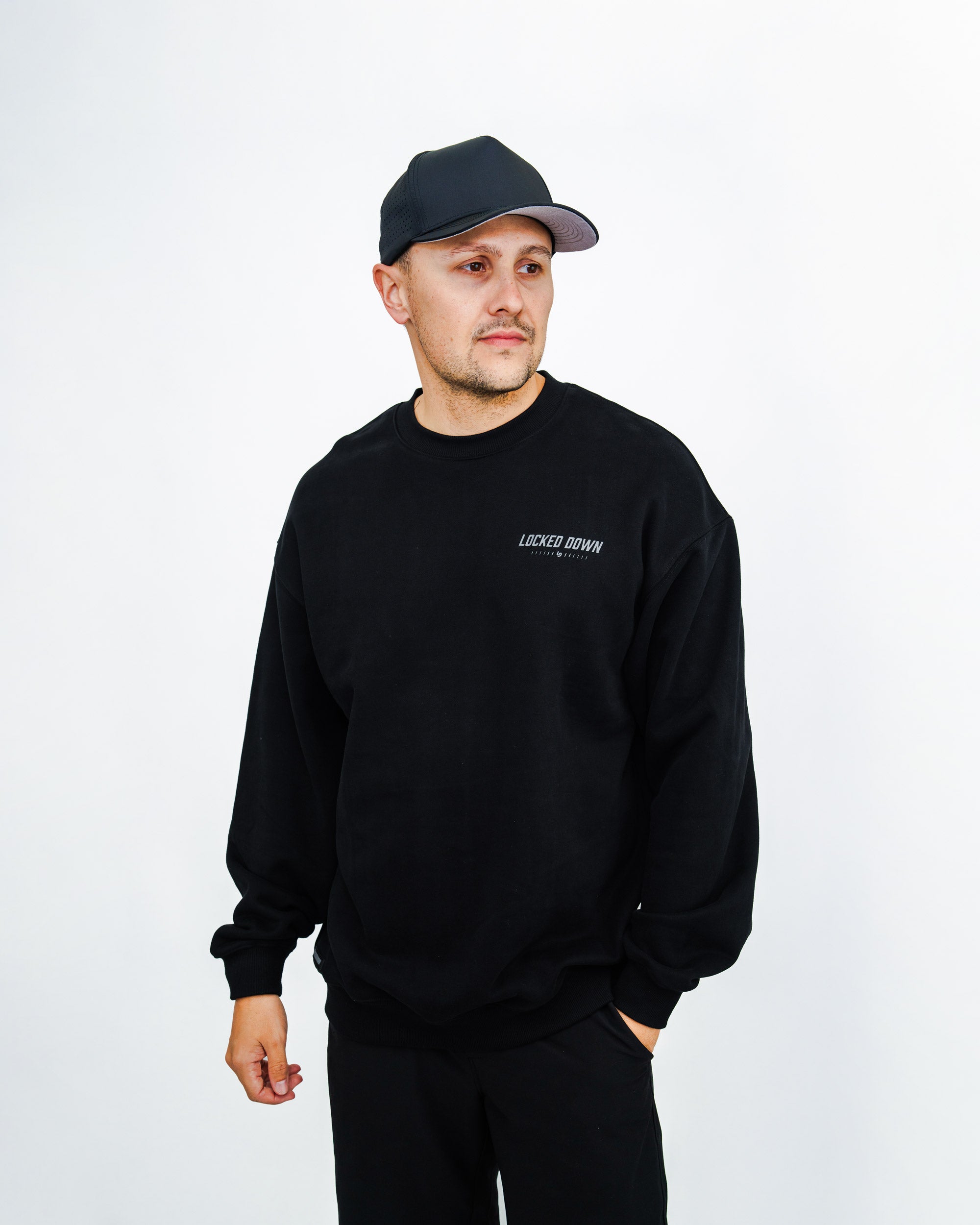 Locked Down Brands Premium Core Crewneck Tee - Black