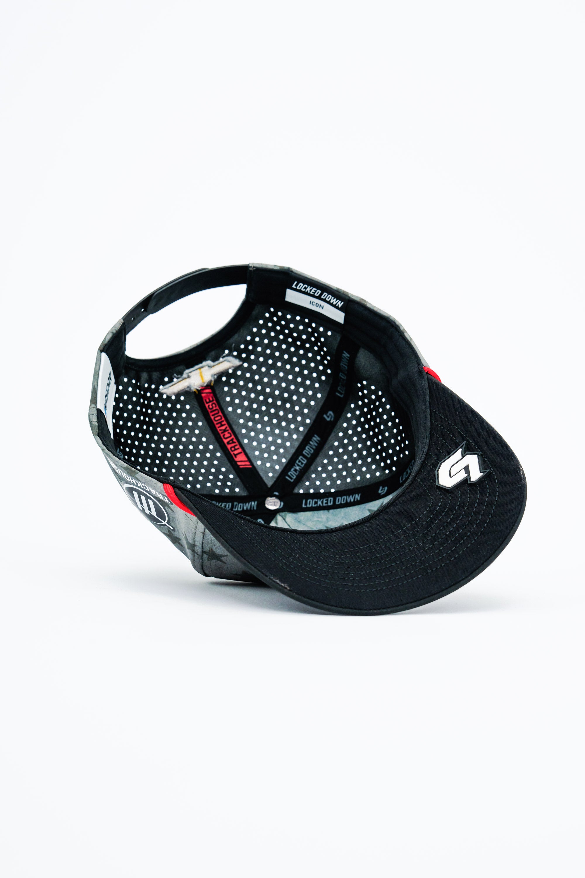 Locked Down Brands Premium Water Resistant ICON Snapback in Collaboration with Ross Chastain and Trackhouse Racing in NASCAR