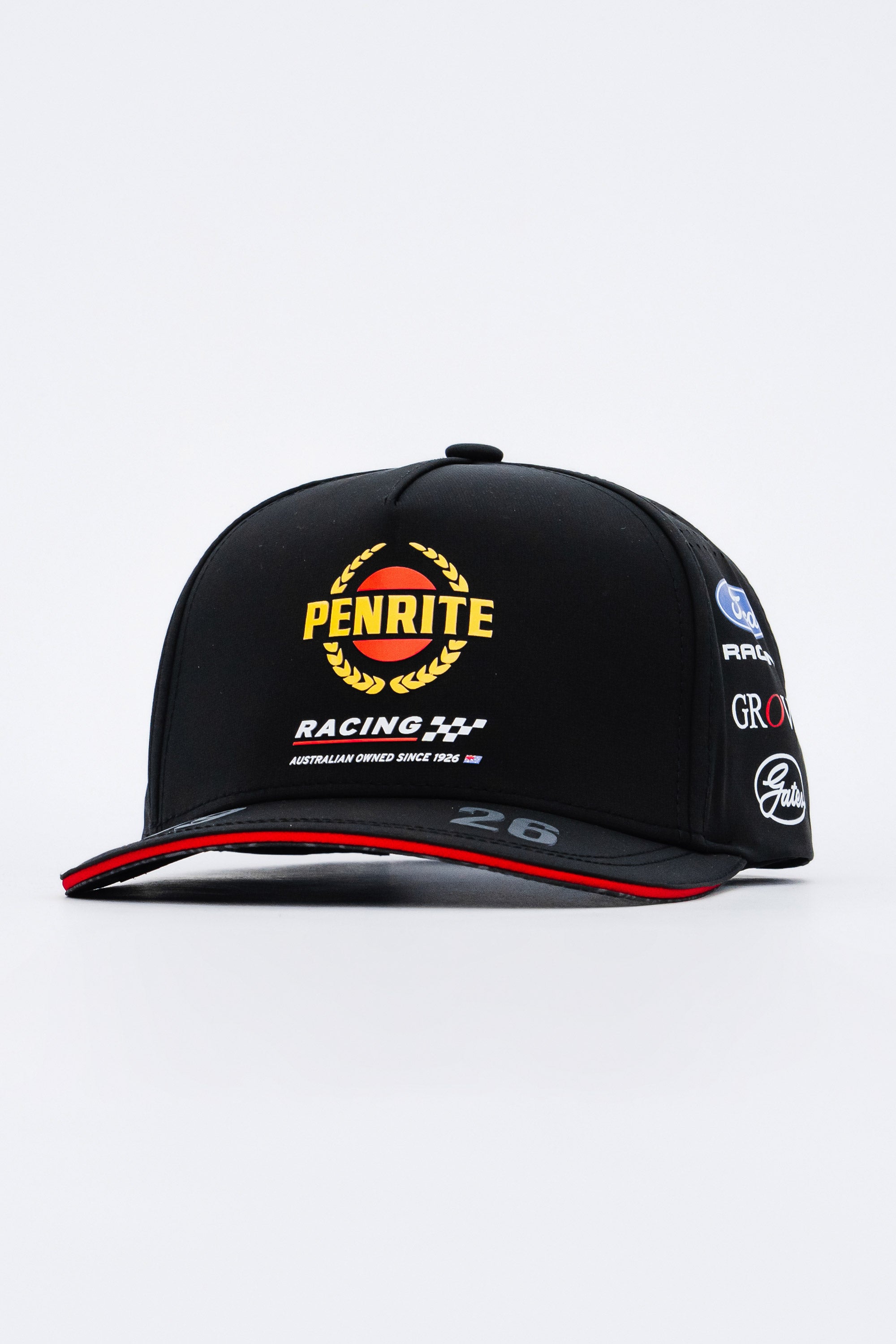 Locked Down Brands Premium Water Resistant ICON Snapback in Collaboration with Supercar team Penrite Racing for 2026