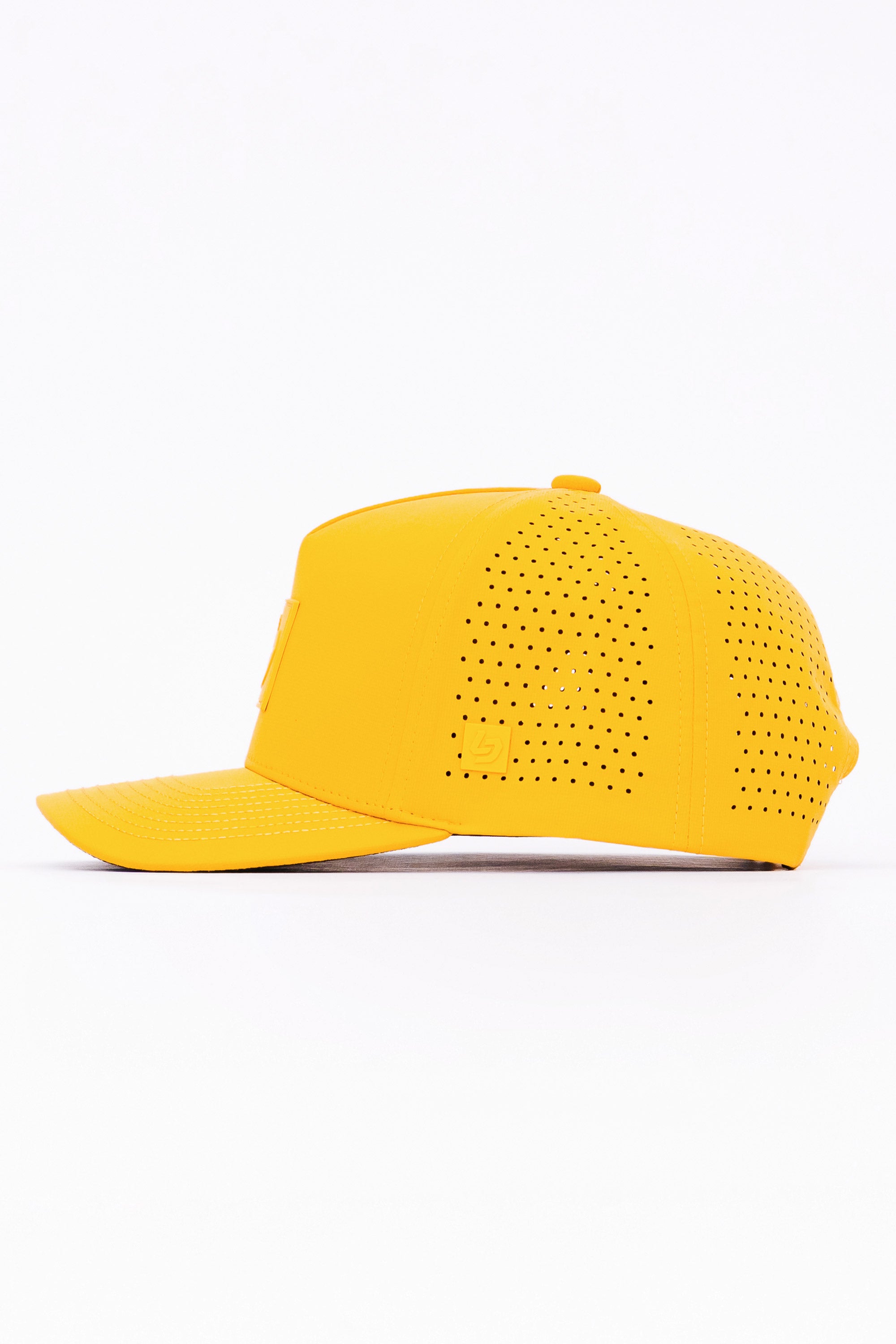 Locked Down Brands Premium Water Resistant ICON LD Snapback - Mustard/Black