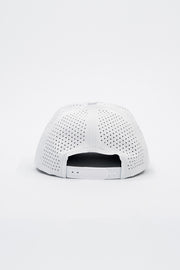 Locked Down Brands Premium Water Resistant ICON LD Snapback - Snow Camo | Back View