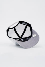 Locked Down Brands Premium Water Resistant ICON LD Snapback - Snow Camo | Under View