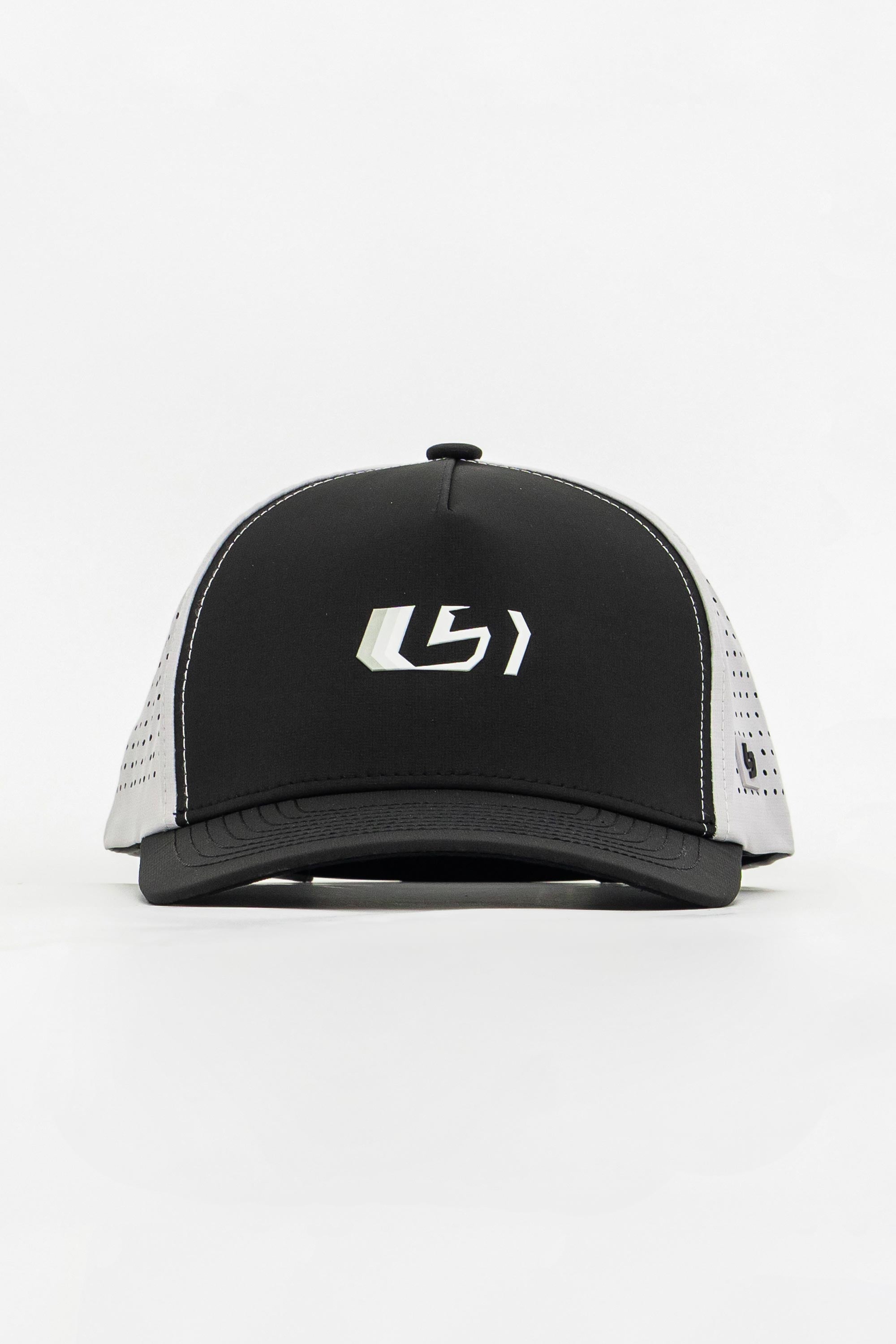 Locked Down Brands Premium Water Resistant ICON Wall Snapback - Black/Stone Grey