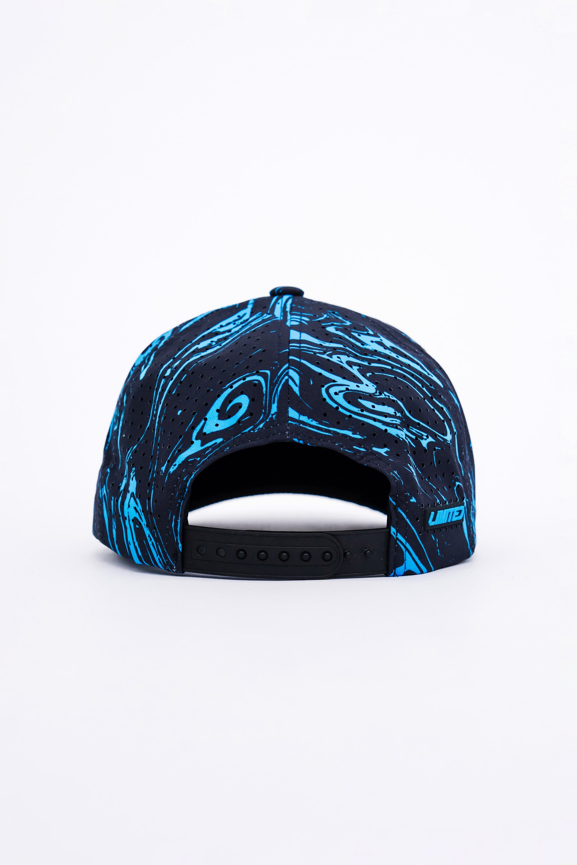 Locked Down Brands Premium Water Resistant ICON LD Limited Snapback - Blue Acid