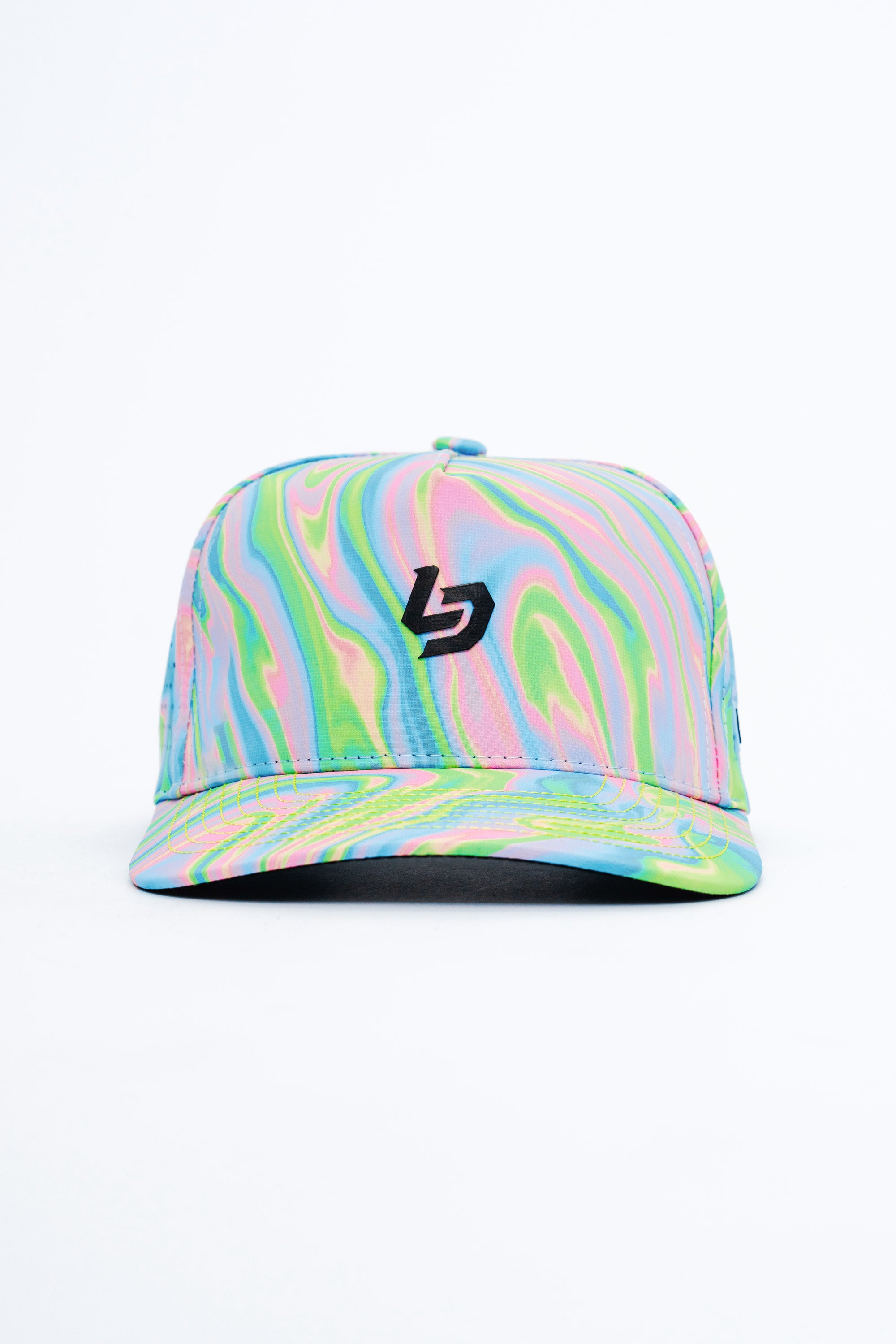 Locked Down Brands Premium Water Resistant ICON LD Limited Snapback - Rainbow