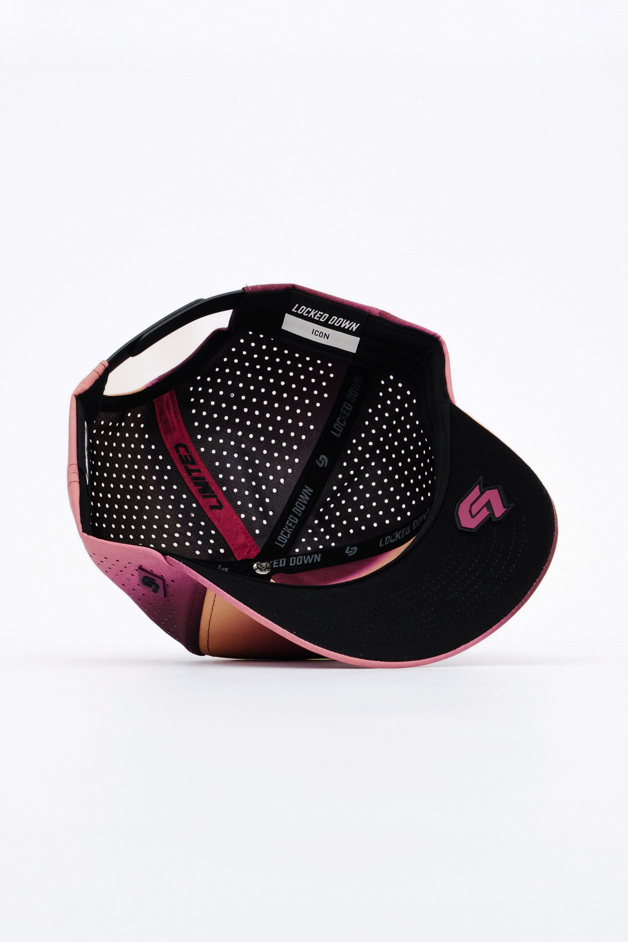 Locked Down Brands Premium Water Resistant ICON LD Limited Snapback - Sunset