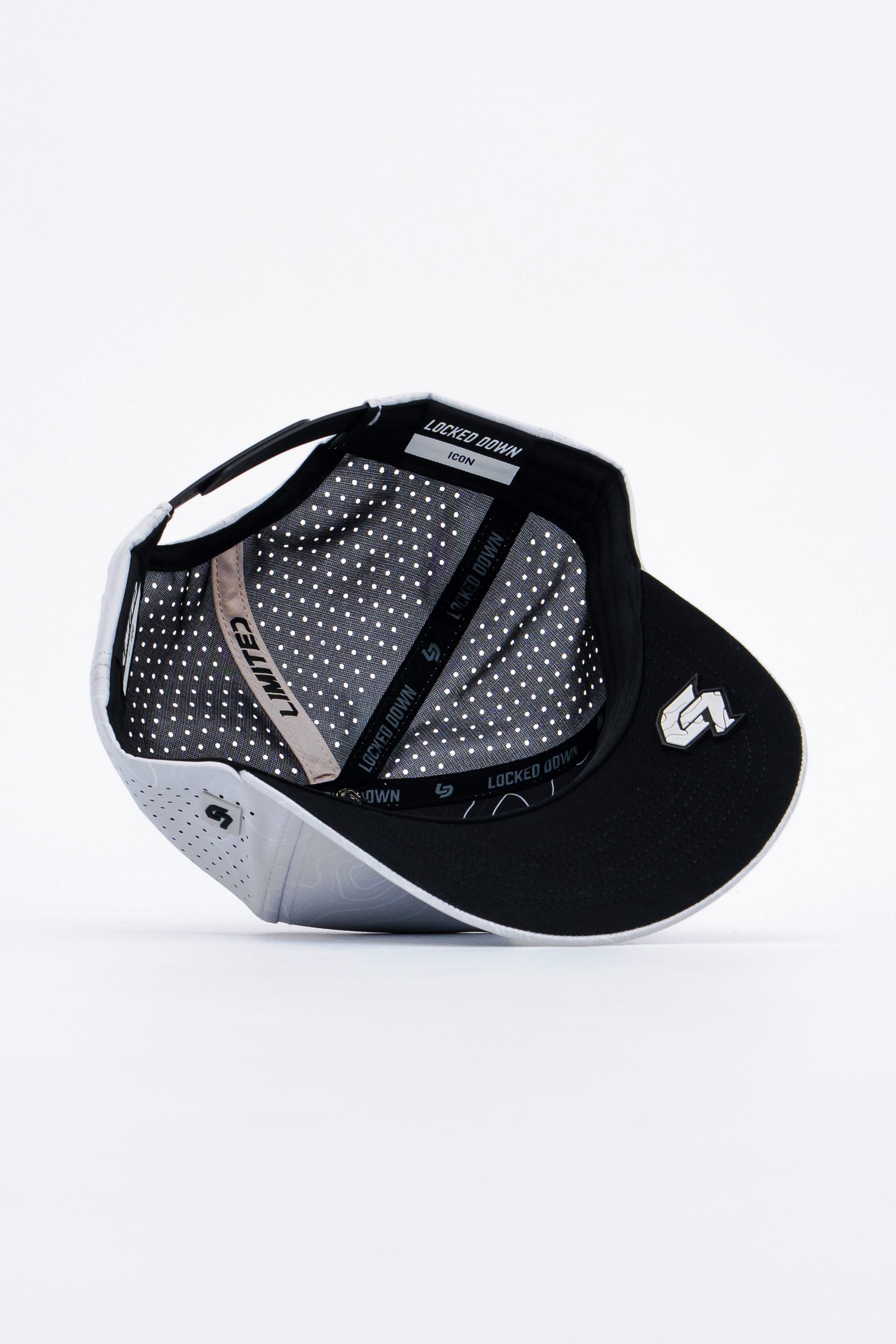 Locked Down Brands Premium Water Resistant ICON LD Limited Snapback - Topographic
