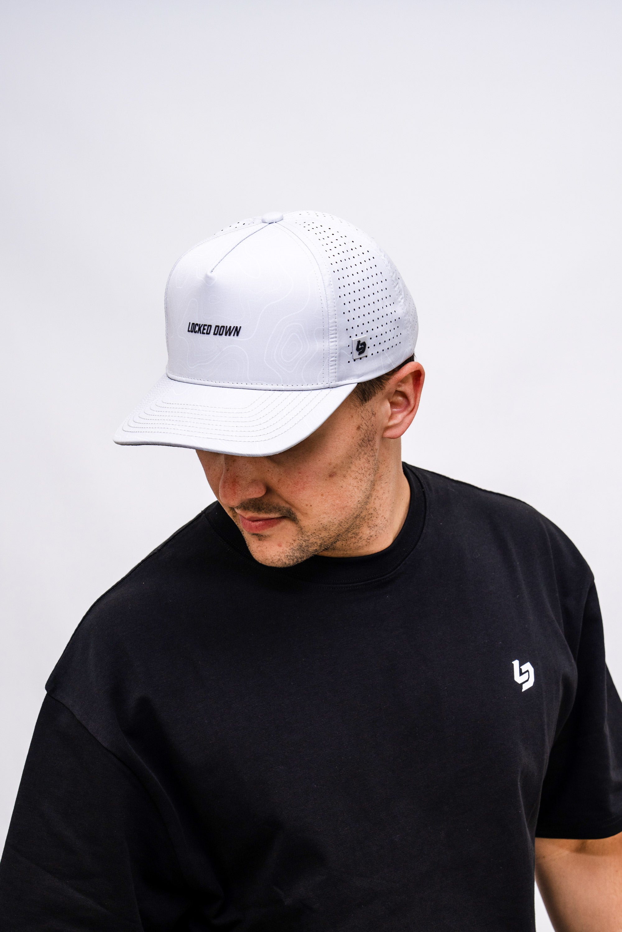 Locked Down Brands Premium Water Resistant ICON LD Limited Snapback - Topographic