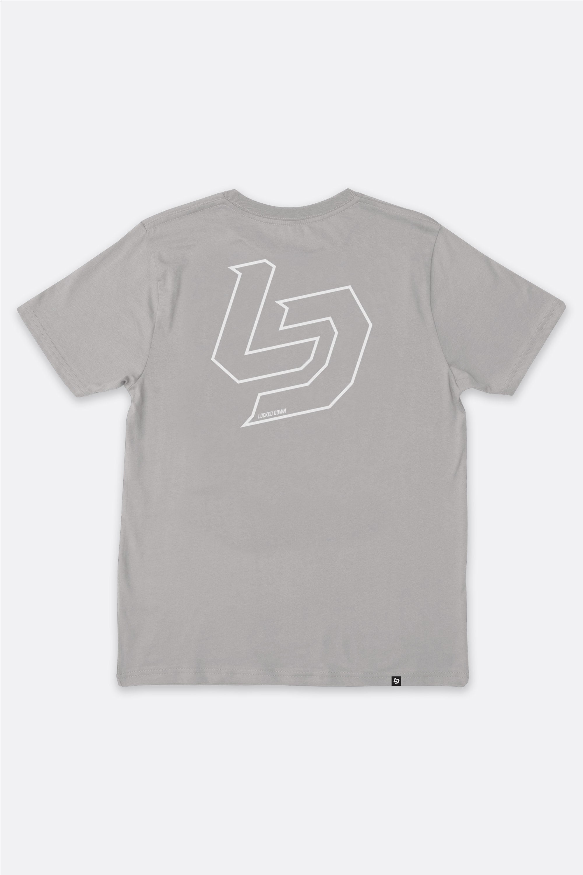 Locked Down Brands Premium Box Fit LD Tee - Ash Grey
