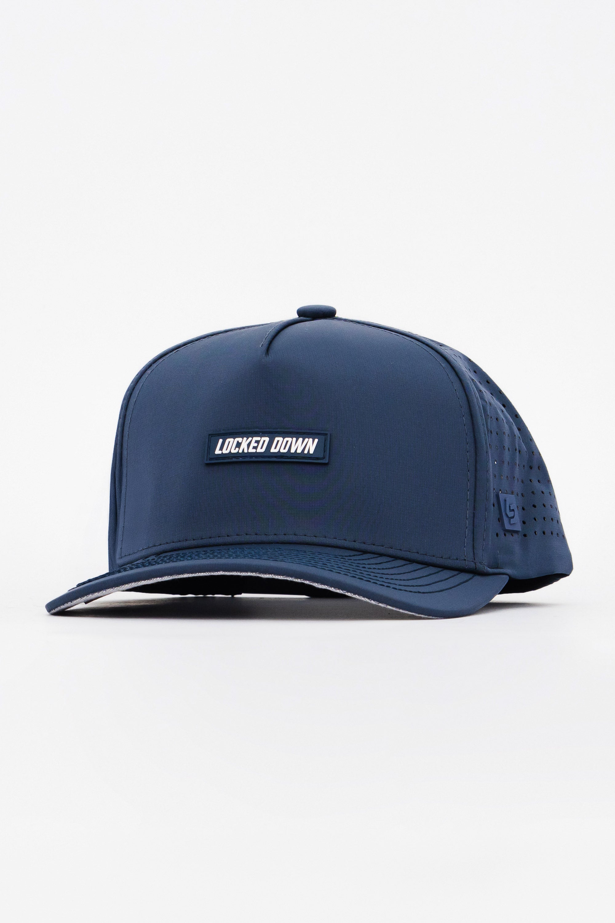 Locked Down Brands Premium Water Resistant ICON Logo Snapback - Slate