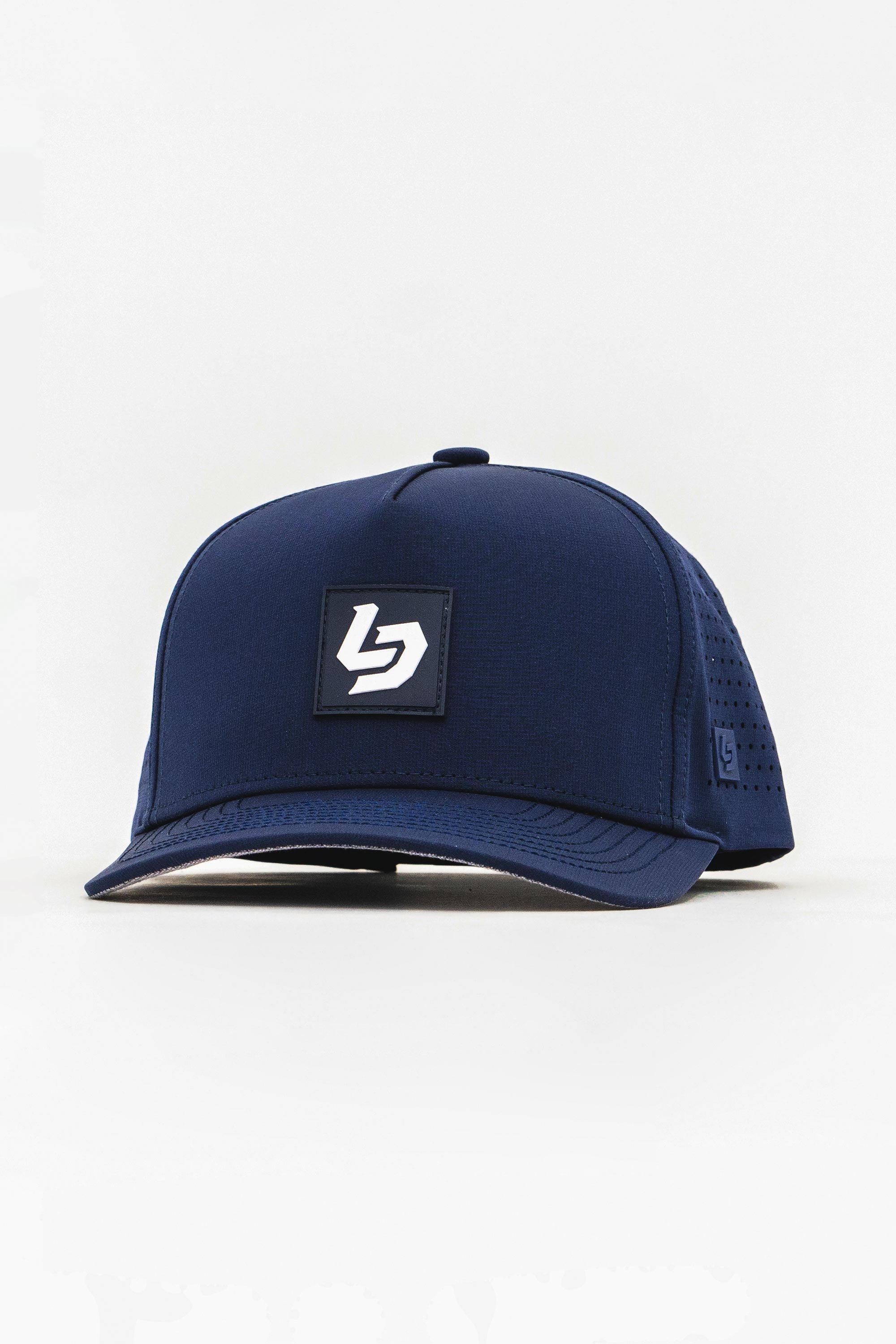 Locked Down Brands Premium Water Resistant ICON LD Snapback - Navy