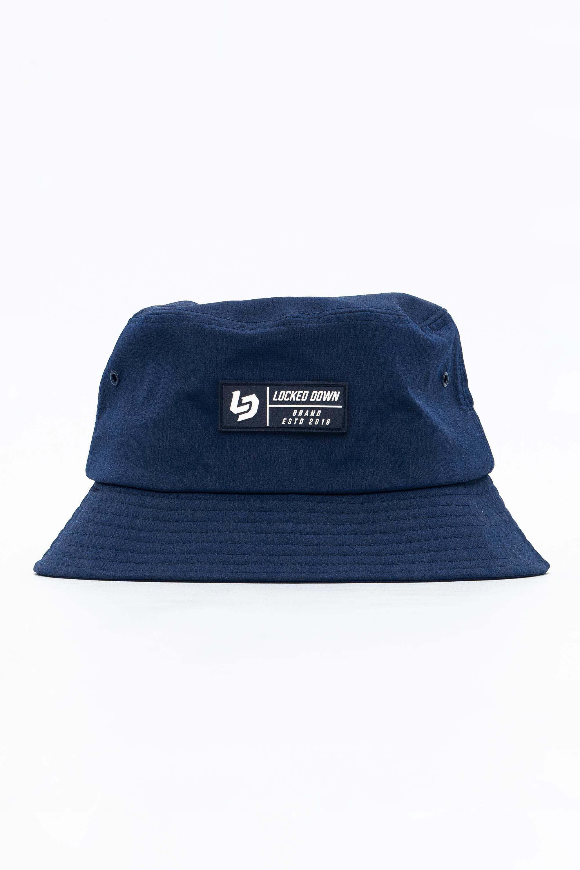 Locked Down Brands Premium Water Resistant Bucket Hat - Navy