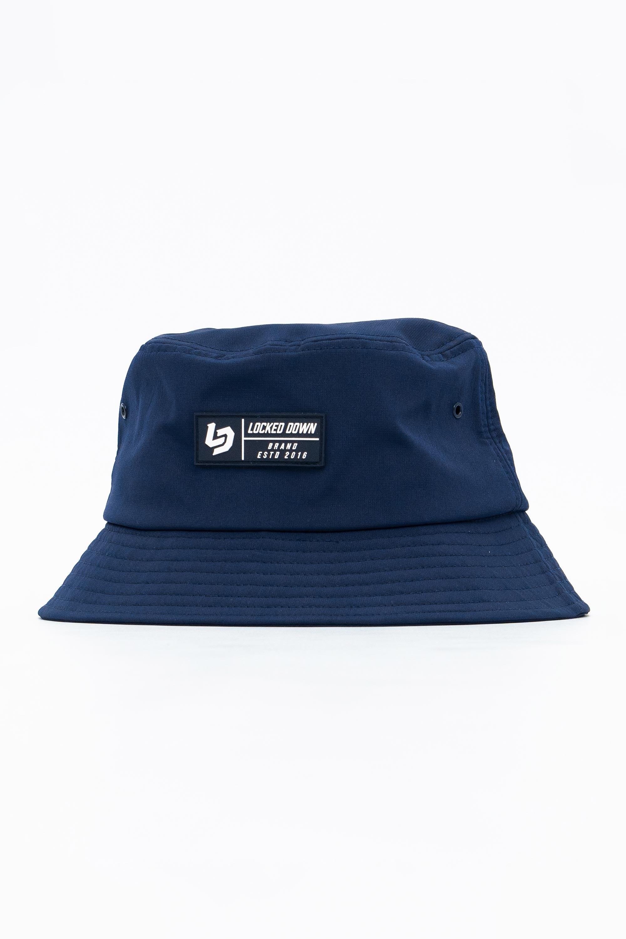 Locked Down Brands Premium Water Resistant Bucket Hat - Navy
