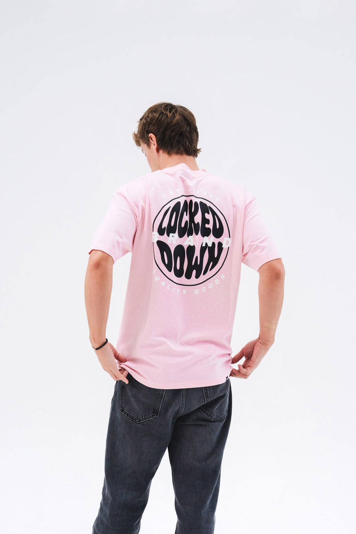Wave Oversized Tee - Pink