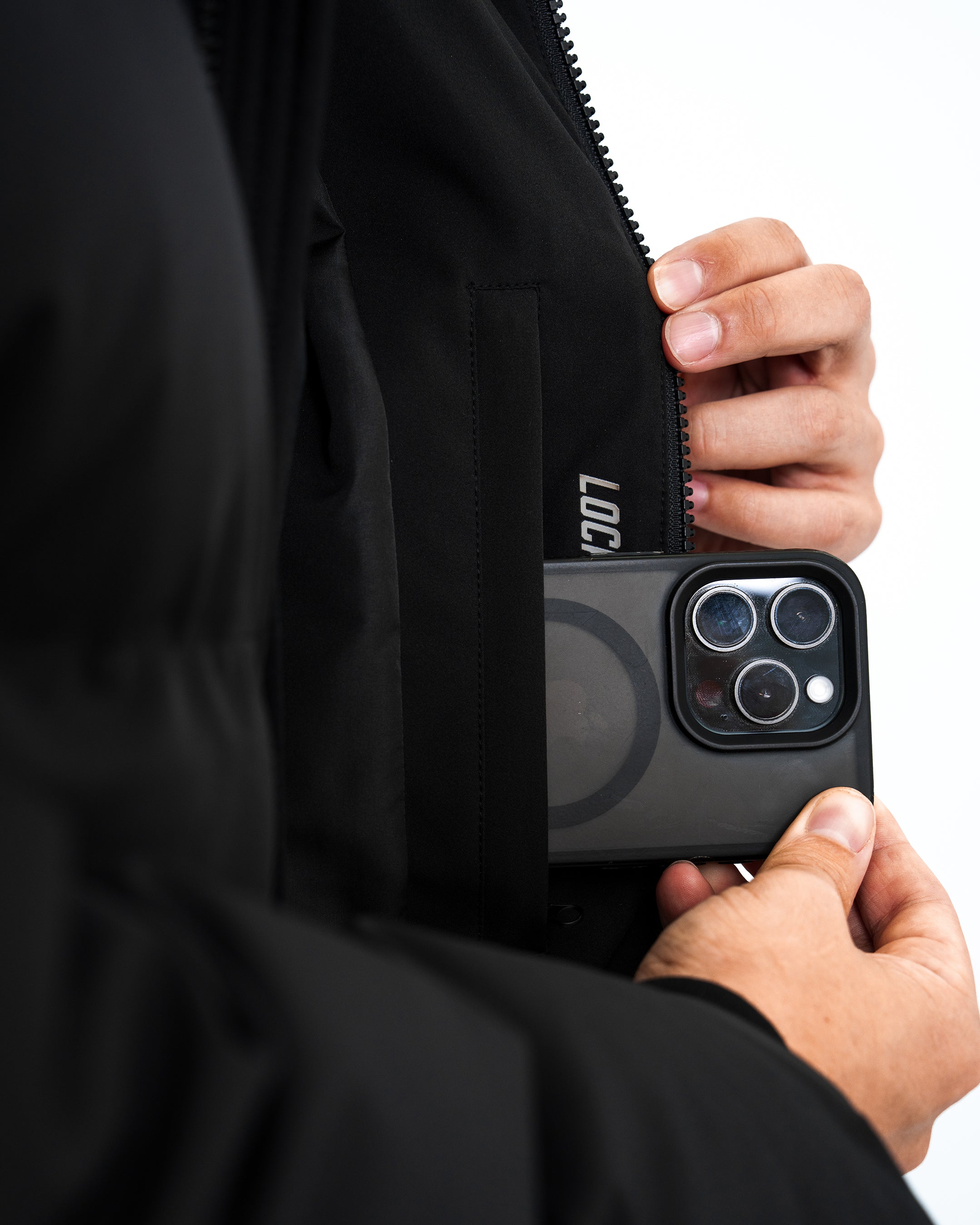 Locked Down Brands Premium Draft Puffer Jacket Black