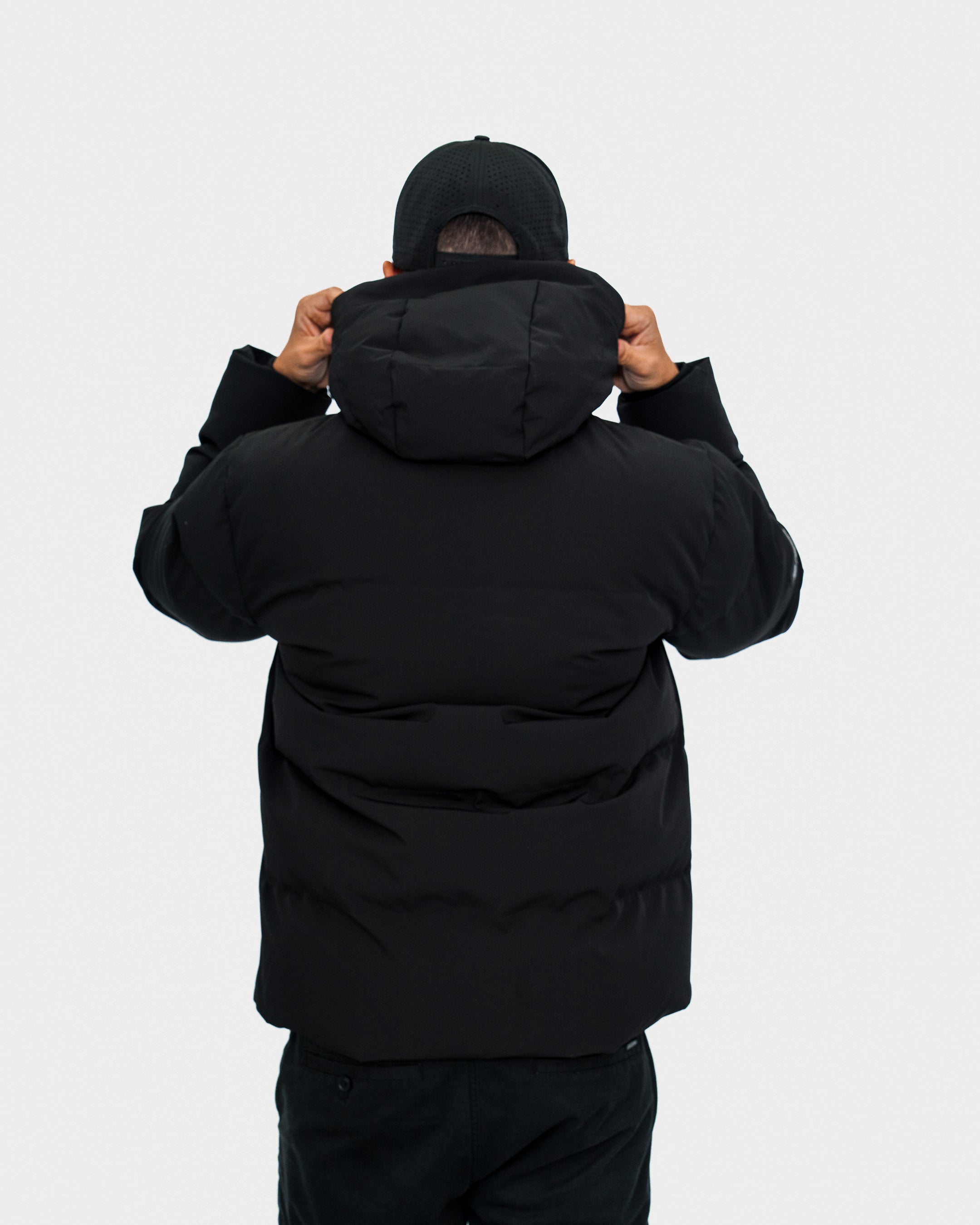 Locked Down Brands Premium Draft Puffer Jacket Black
