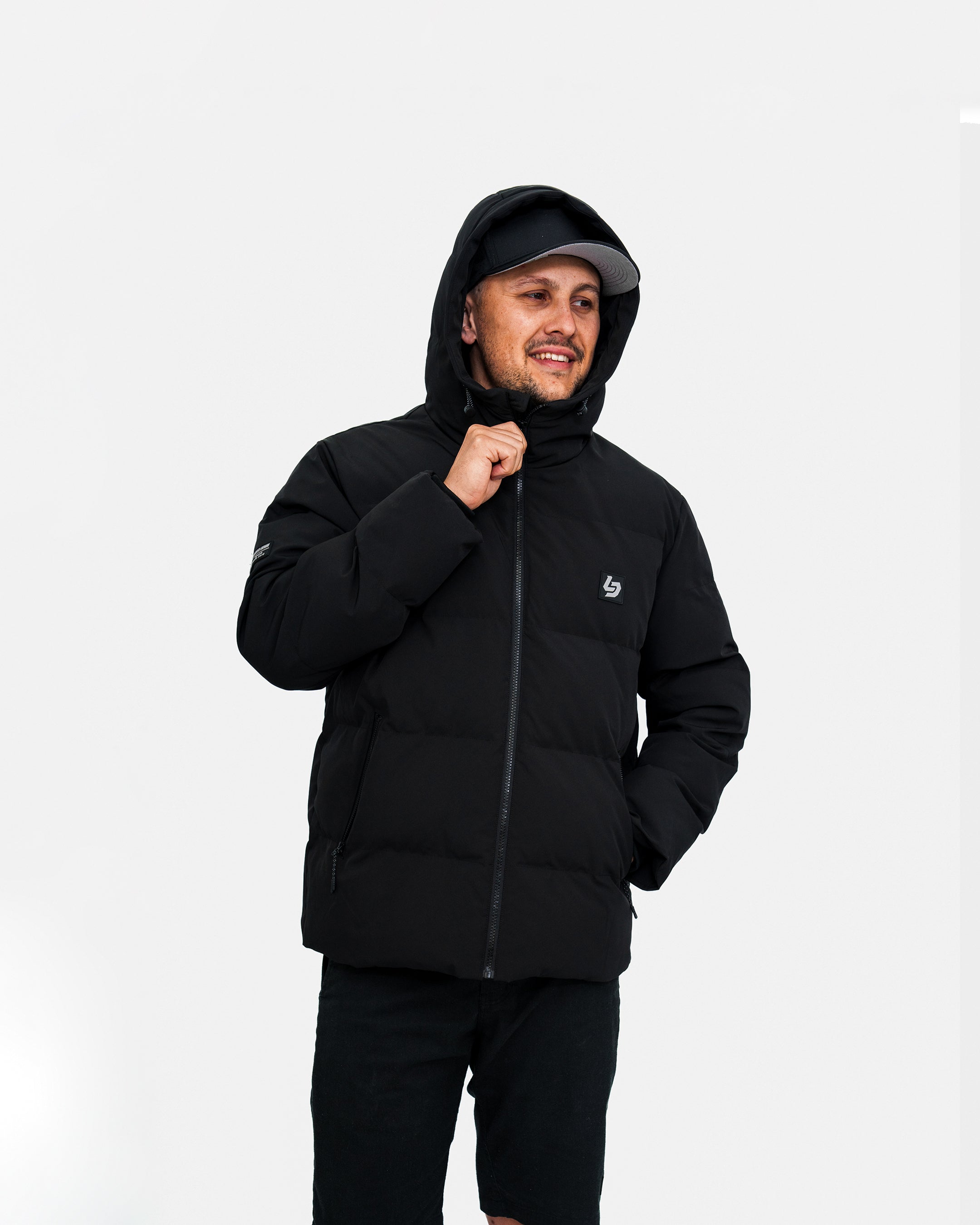Locked Down Brands Premium Draft Puffer Jacket Black