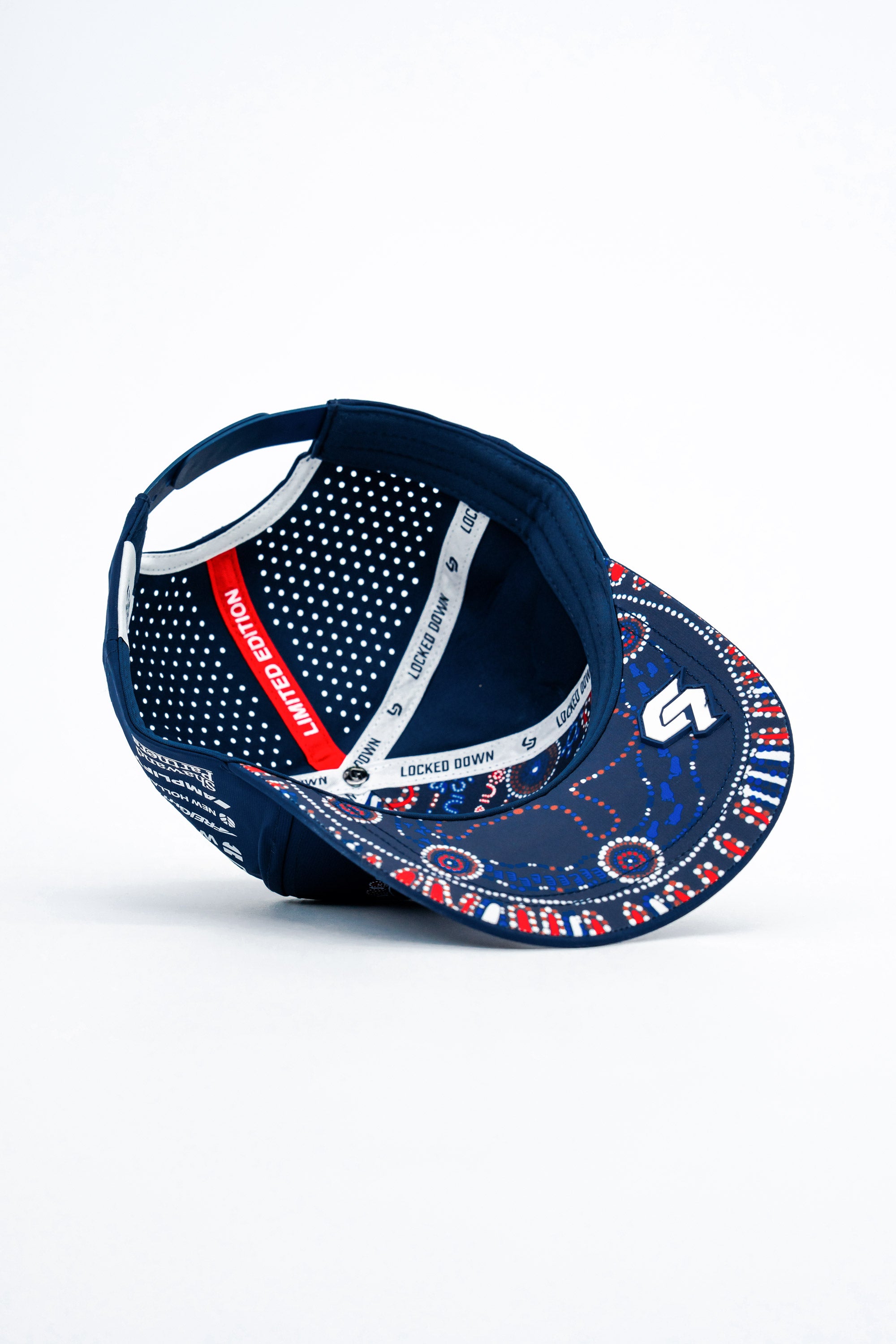 Locked Down Brands Premium Water Resistant ICON Snapback in Collaboration with Redbull Ampol Racing for 2026