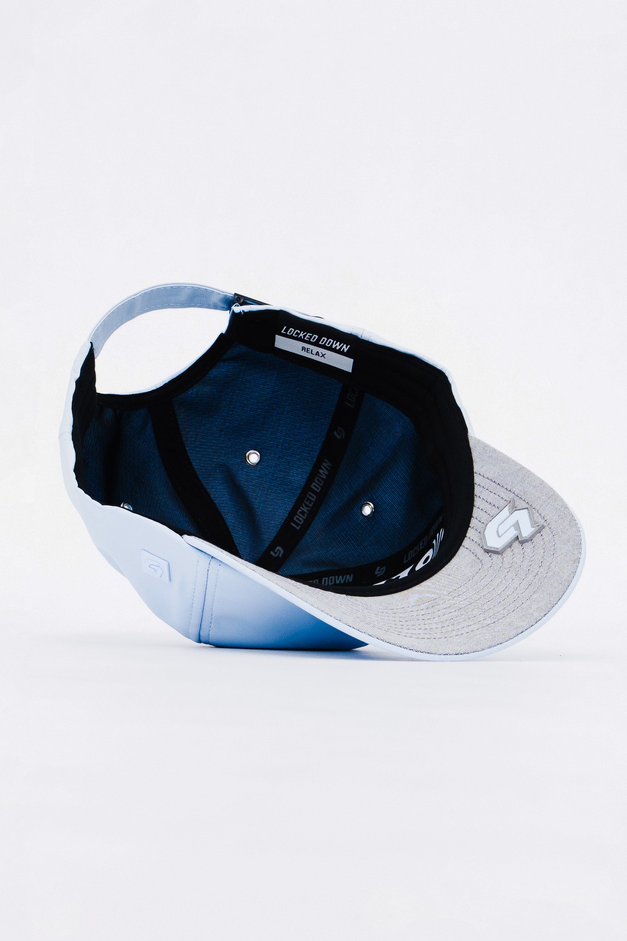 Locked Down Brands Premium Water Resistant RELAX Strapback - Pale Blue