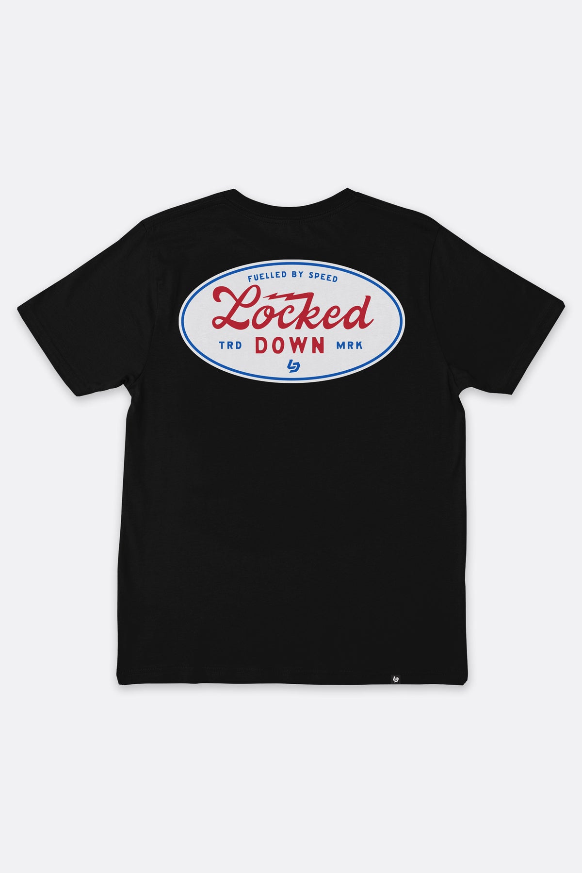 Locked Down Brands Premium Racer Tee - Black