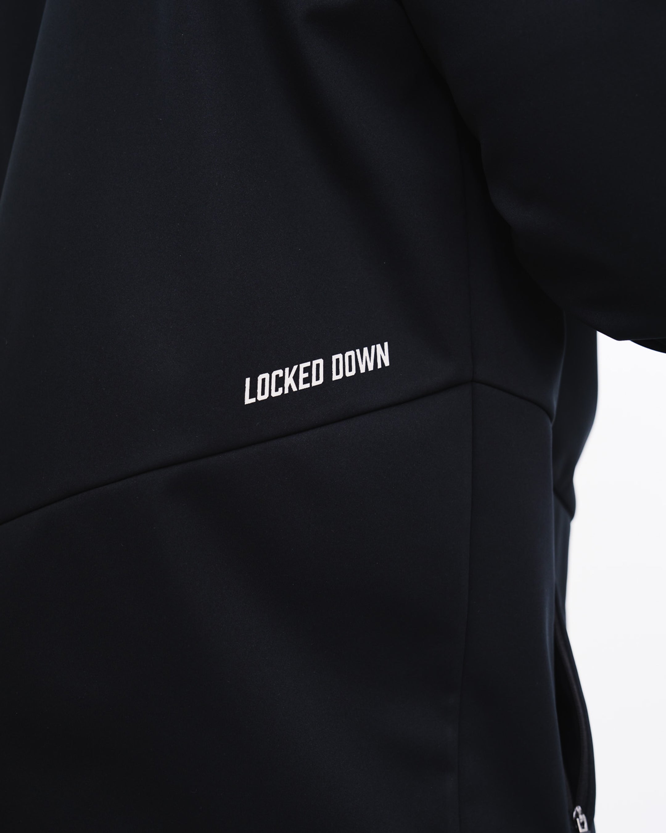 Locked Down Brands Premium Slick Softshell Jacket - Black