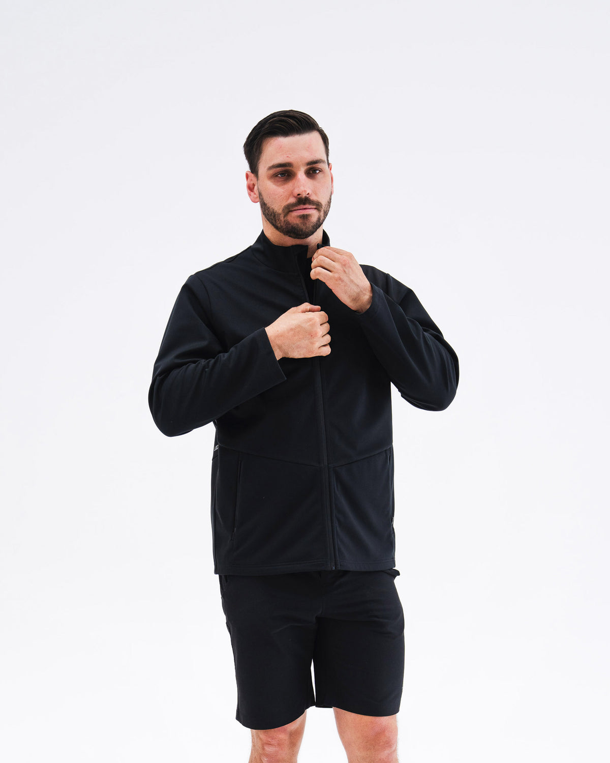 Locked Down Brands Premium Slick Softshell Jacket - Black