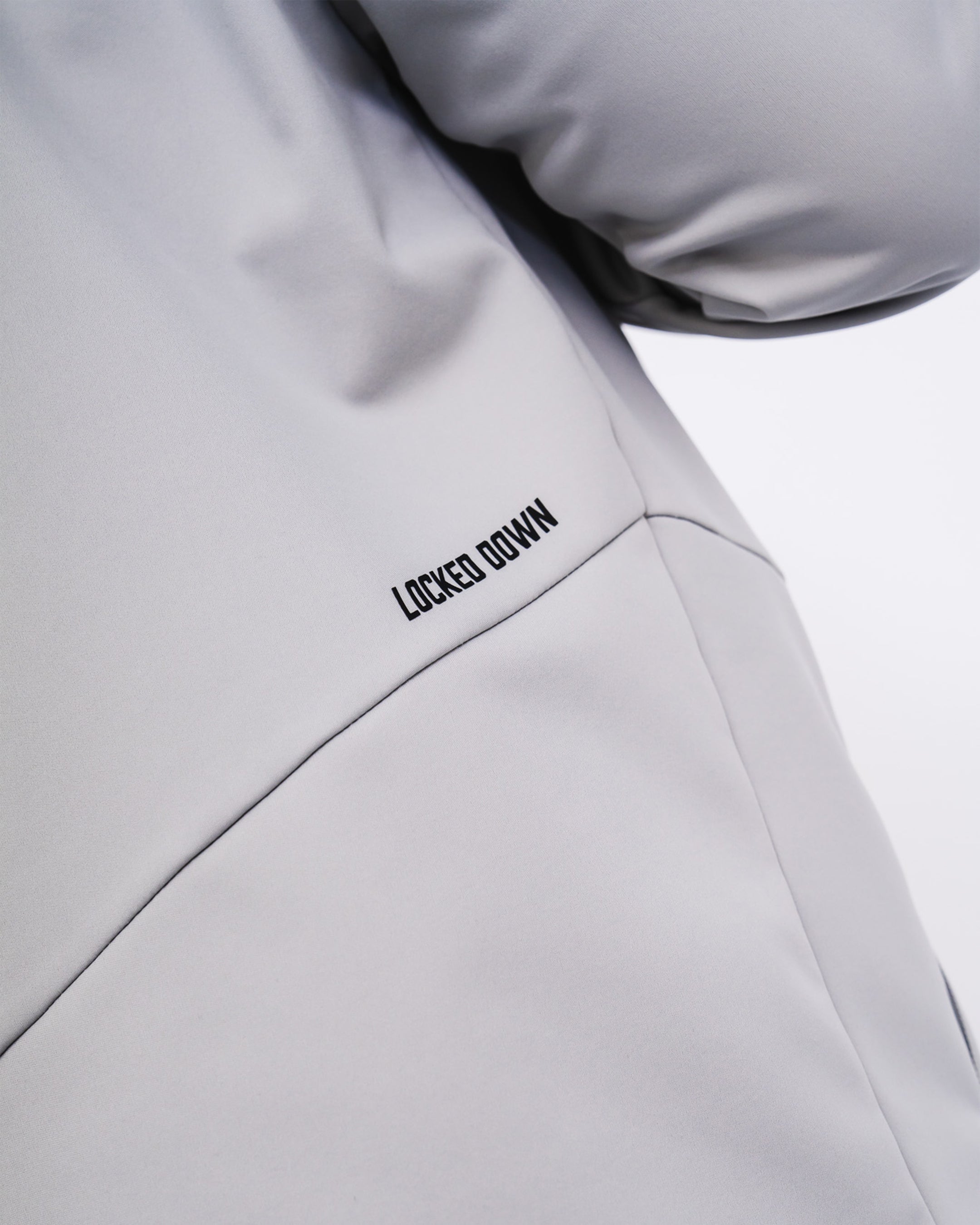 Locked Down Brands Premium Slick Softshell Jacket - Stone Grey