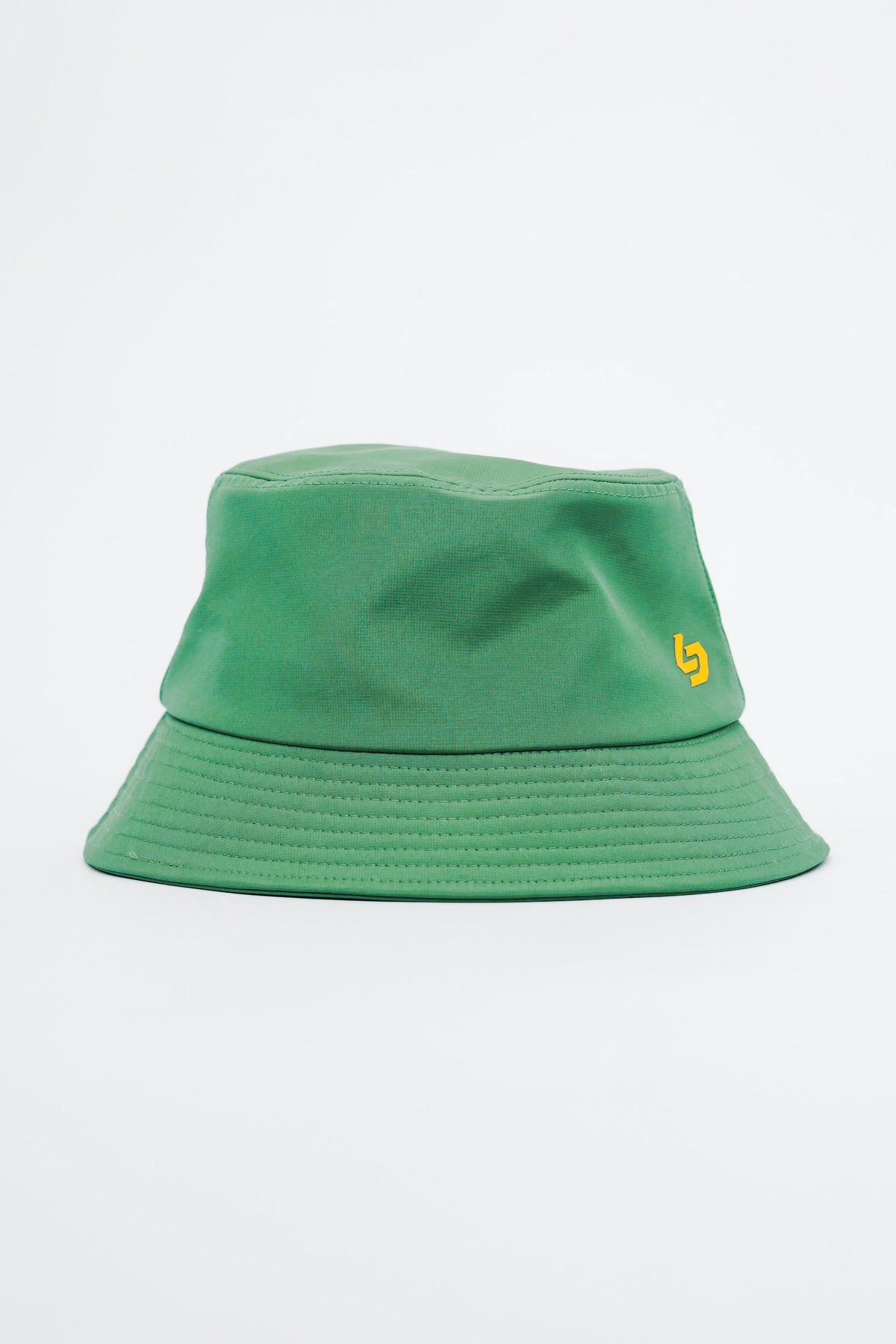 Locked Down Brands Premium Water Resistant Stamp Bucket Hat With Laser Holes - Green/Gold