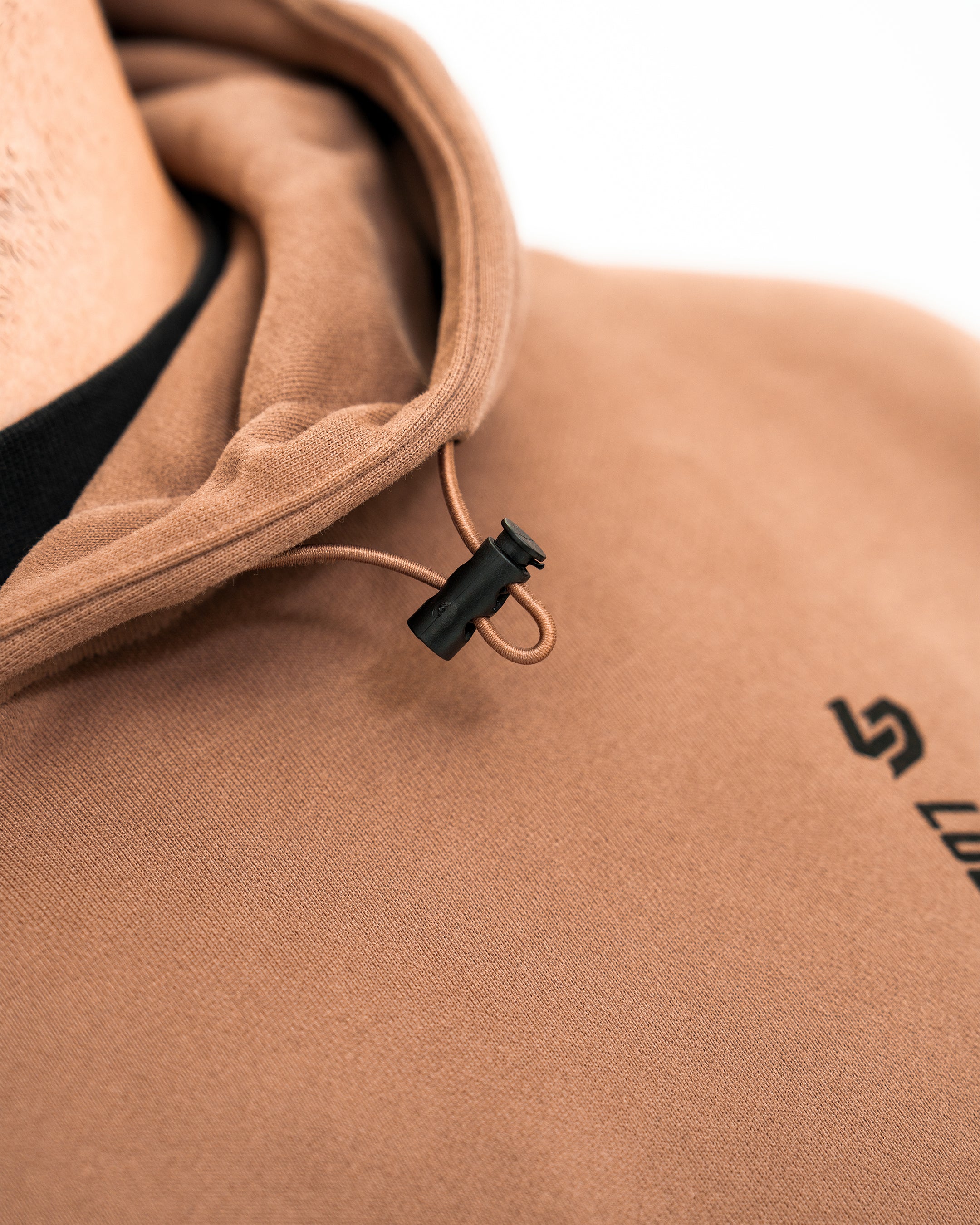 Locked Down Brands Premium Stamp Hoodie - Brown
