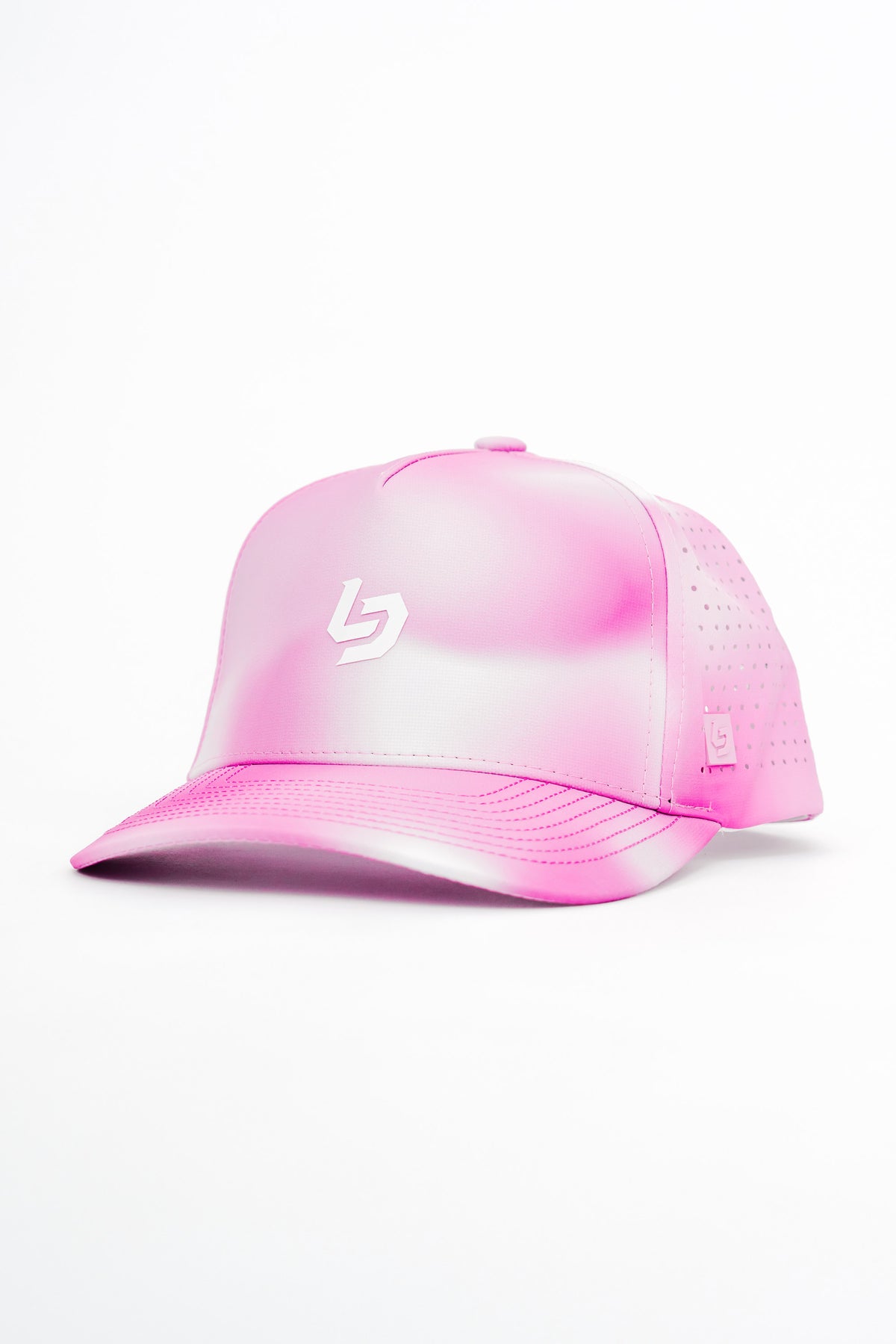 Locked Down Brands Premium Water Resistant ICON Stamp Snapback - Pinkwash
