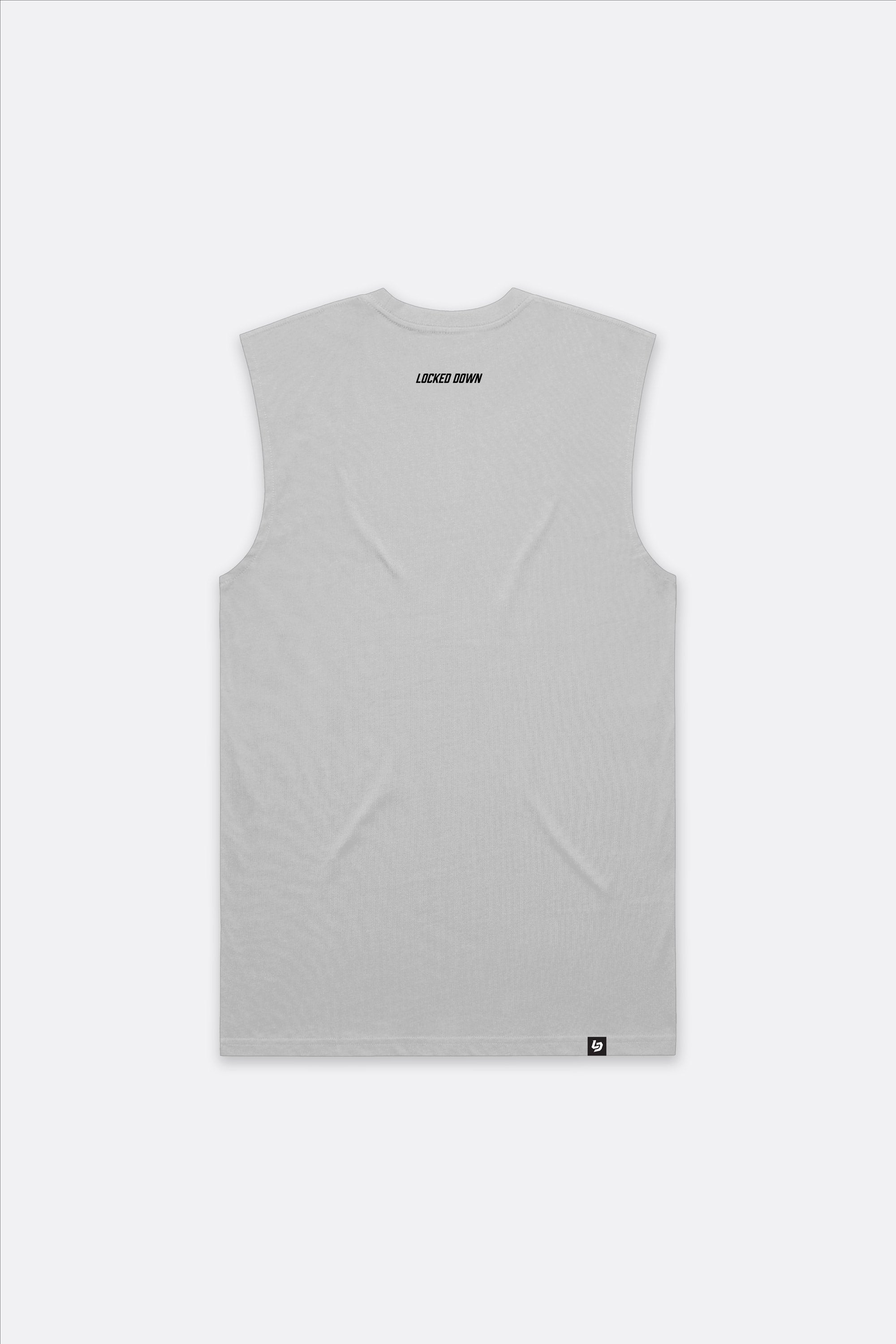 Locked Down Brands Premium Box Fit LD Tank Top - Ash Grey