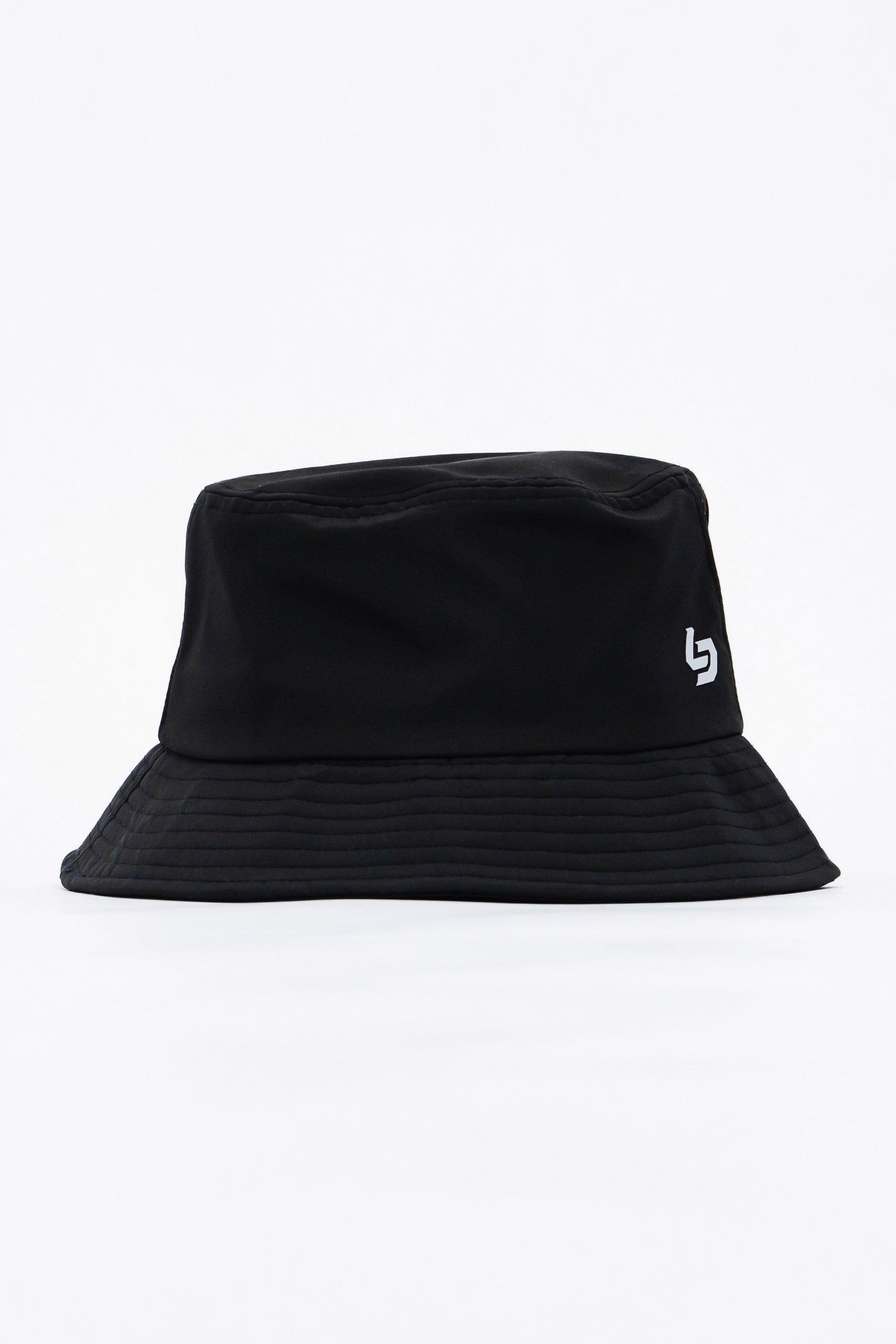 Locked Down Brands Premium Water Resistant Stamp Bucket Hat With Laser Holes - Black