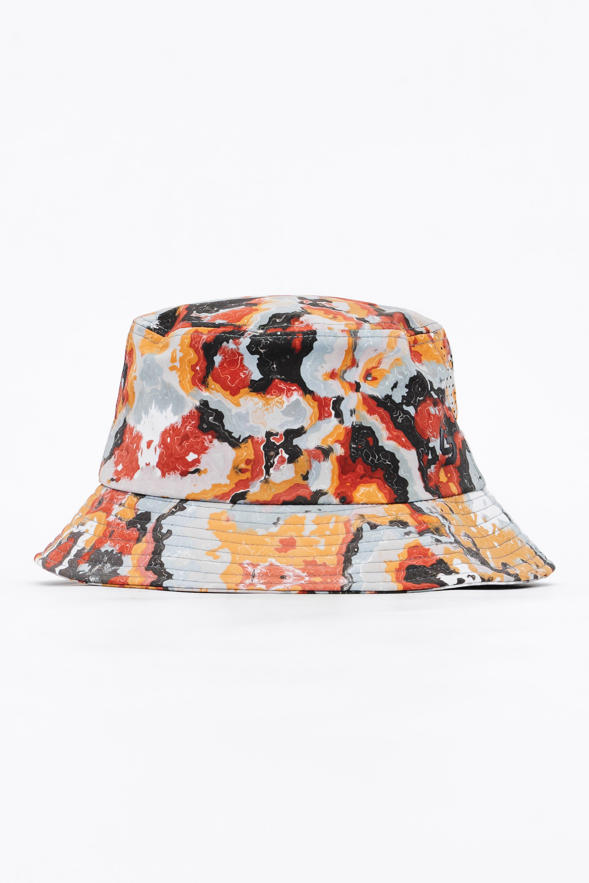 Locked Down Brands Premium Water Resistant LD LIMITED Stamp Bucket Hat With Laser Holes - Marble