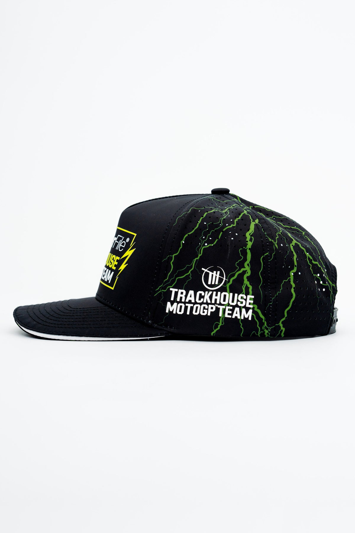 Locked Down Brands Premium Water Resistant ICON Snapback in Collaboration with Trackhouse MOTOGP Superfile