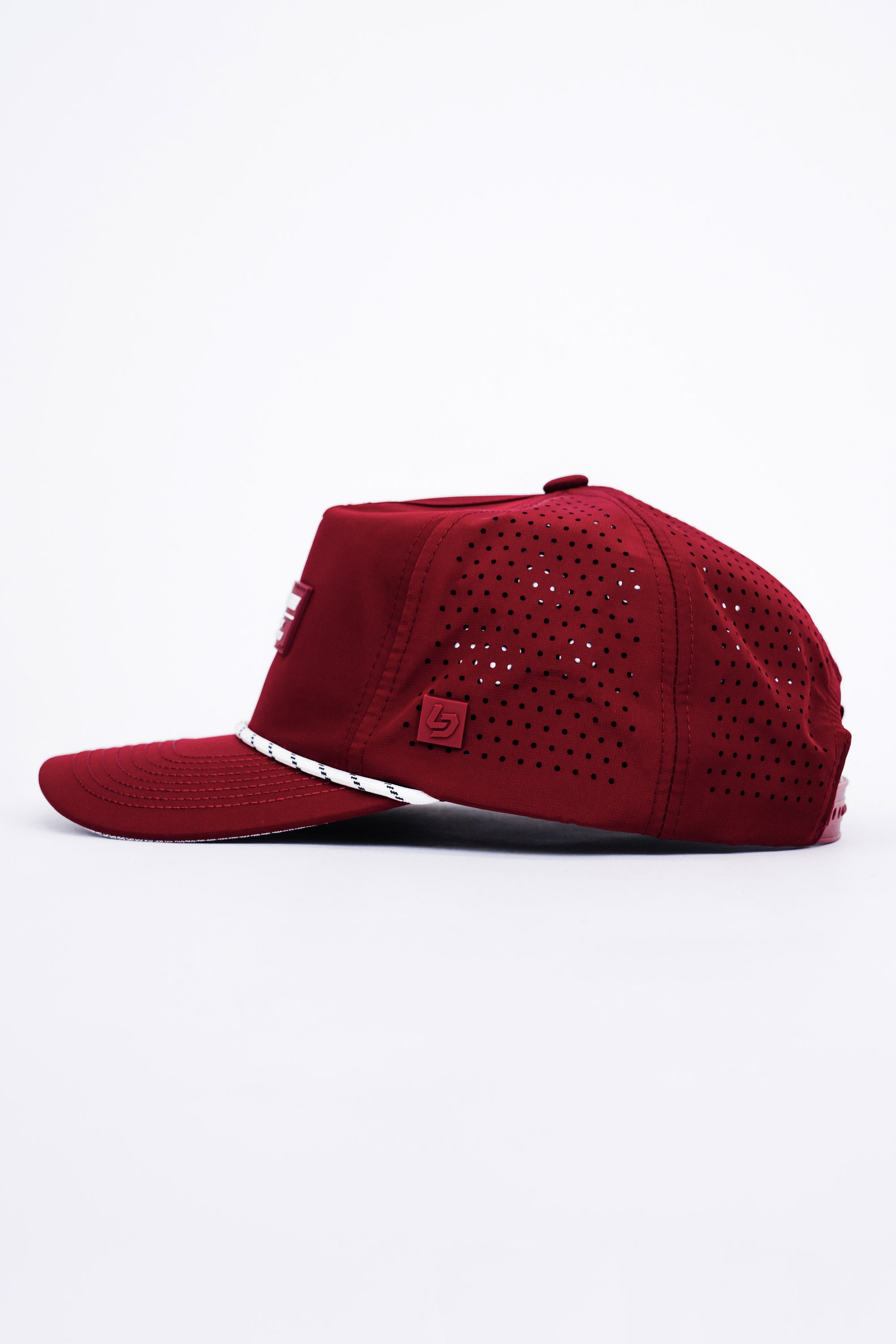 Locked Down Brands Premium Water Resistant TRAIL Block Snapback - Maroon