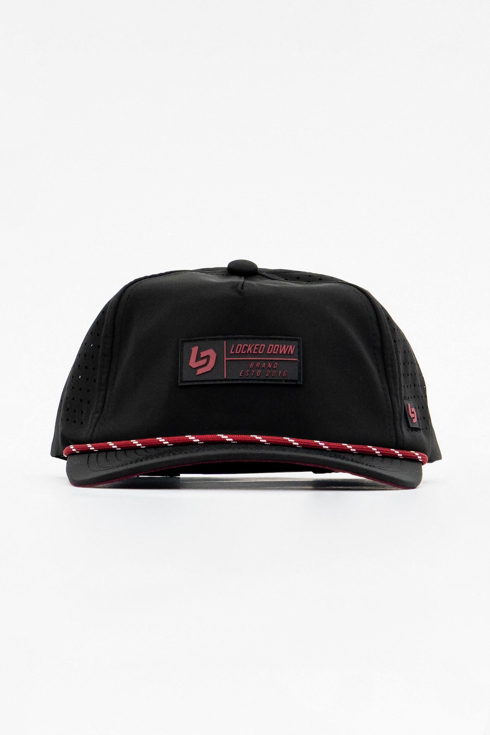 Locked Down Brands Premium Water Resistant TRAIL Block Snapback - Volcano