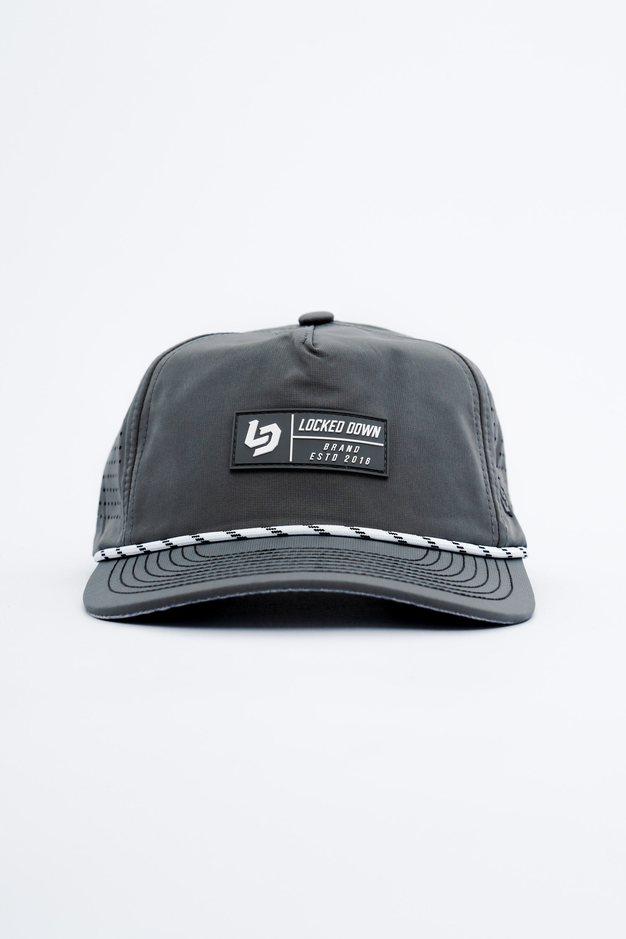 Locked Down Brands Premium Water Resistant TRAIL Block Snapback - Graphite